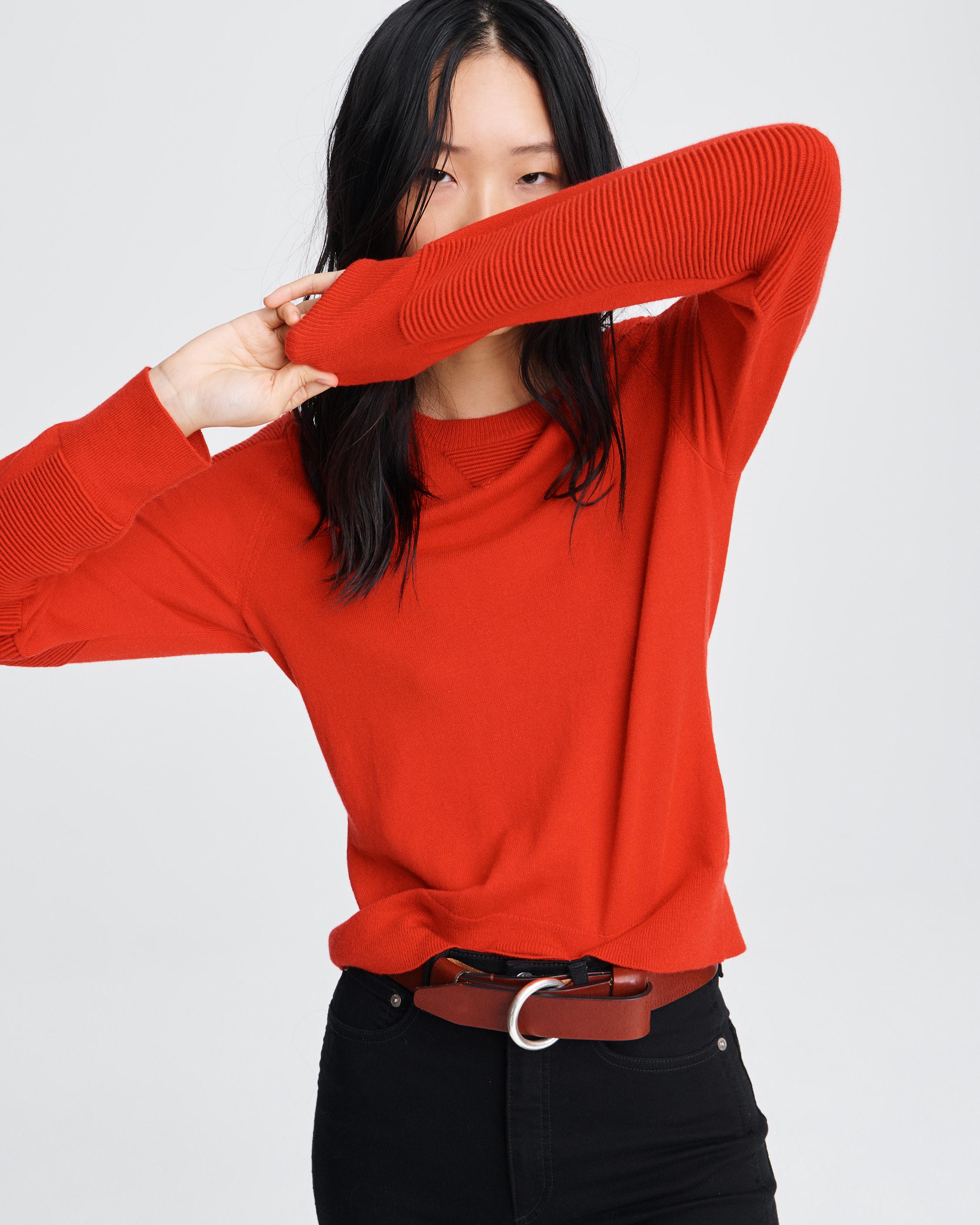 Rag and bone red on sale sweater