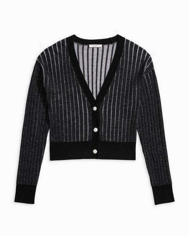 Dallyce Cropped Wool Cardigan image number 6