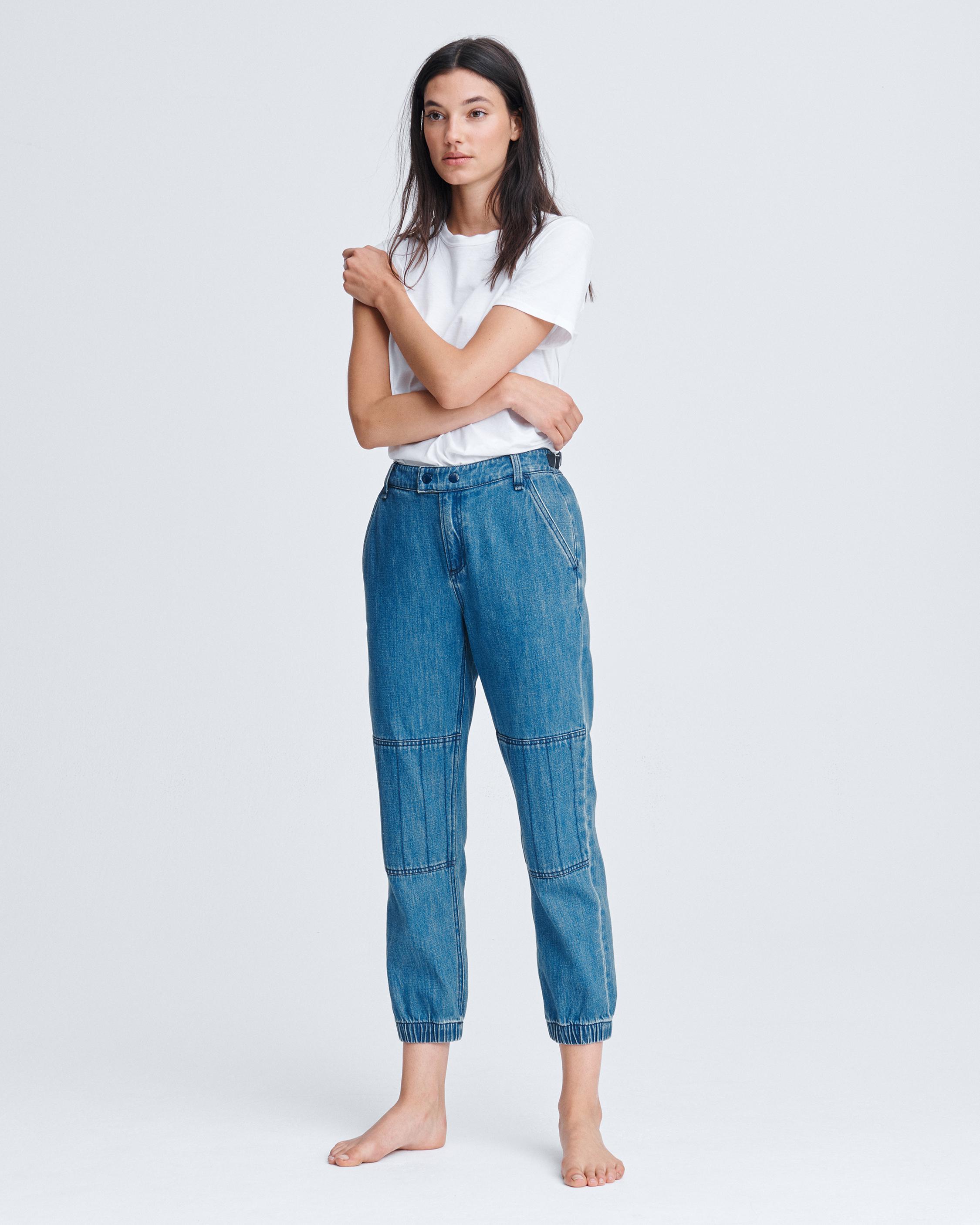 Women's denim lounge pants sale