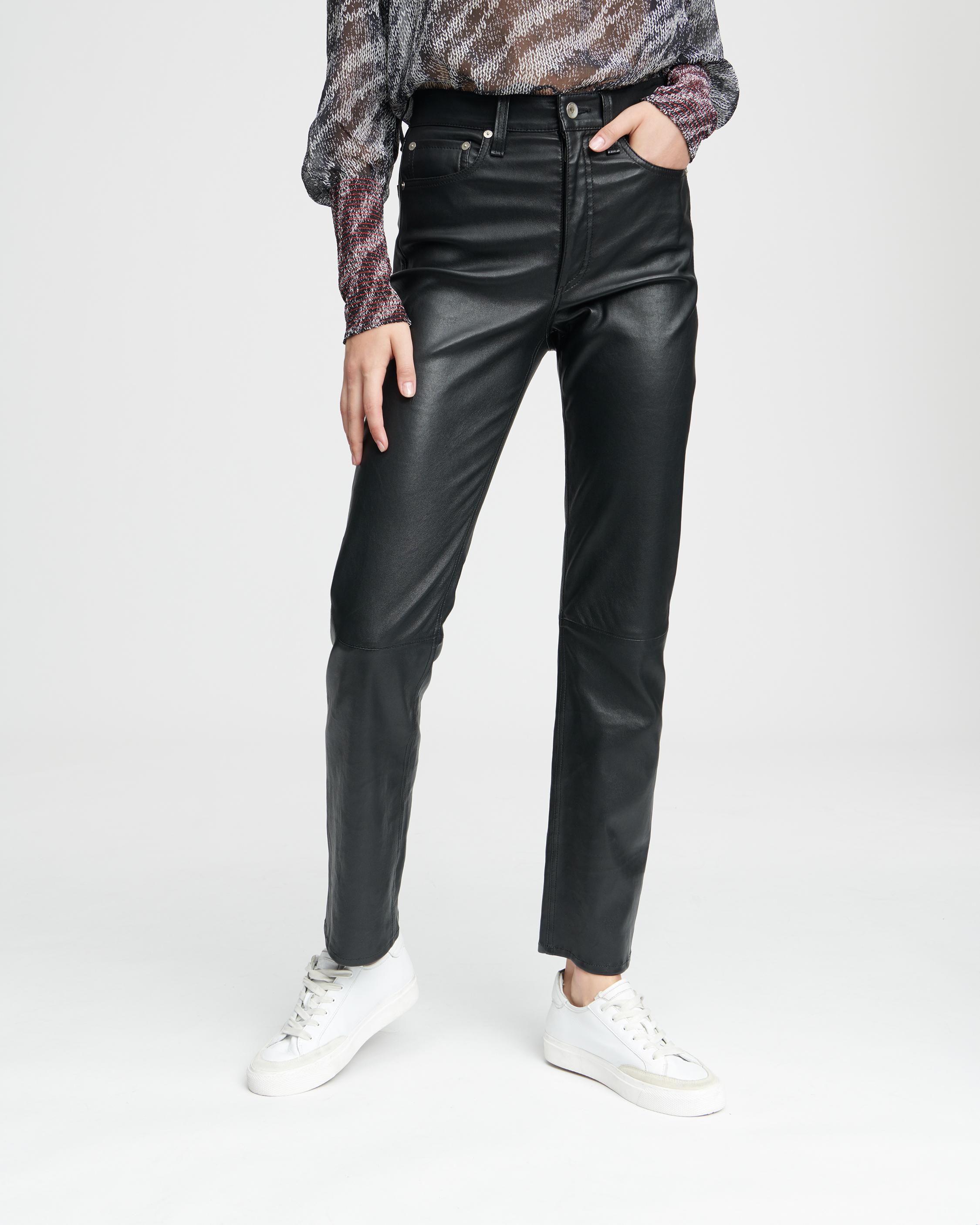 Rag and bone leather pants best sale