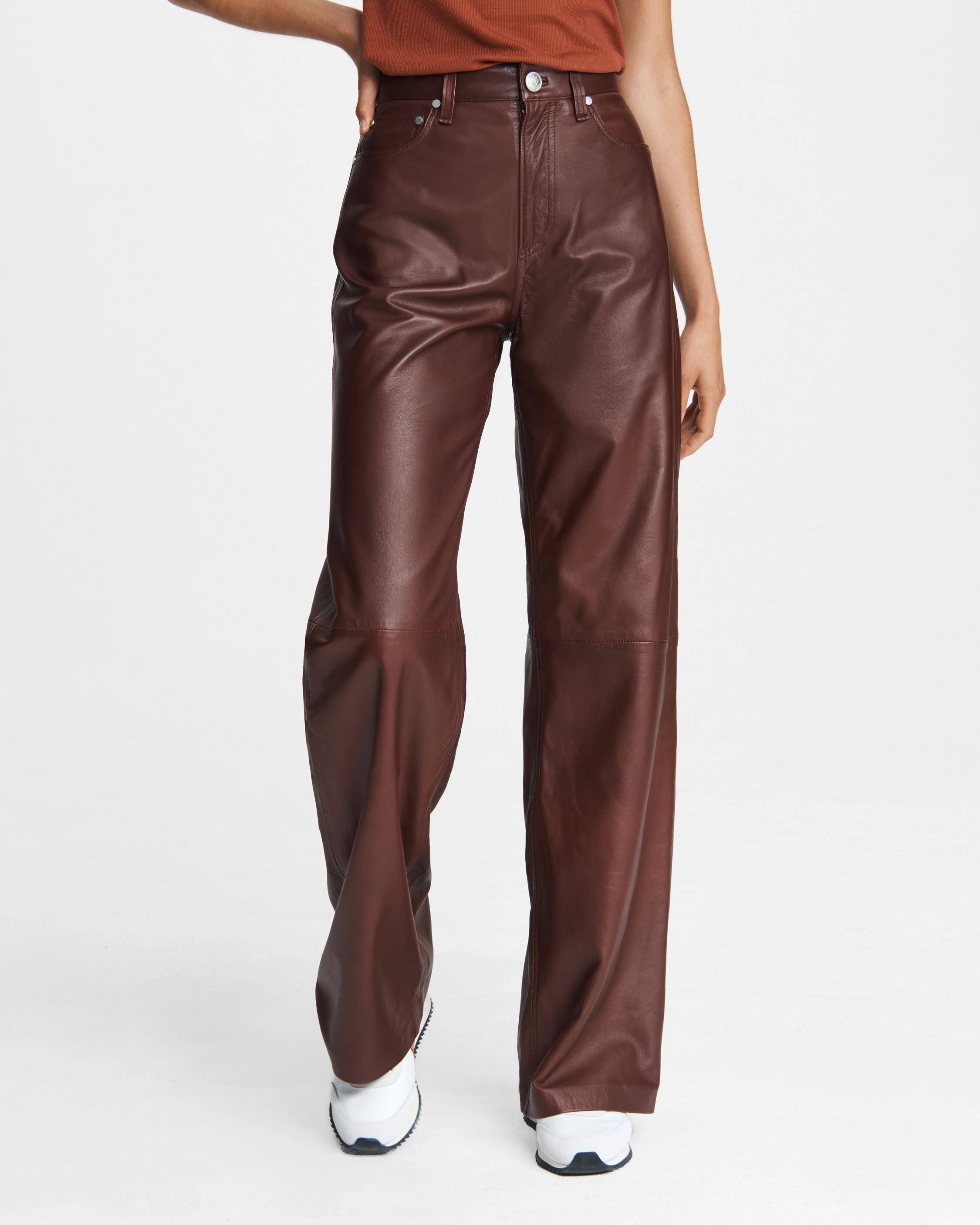 Rag and bone sales leather pants reviews