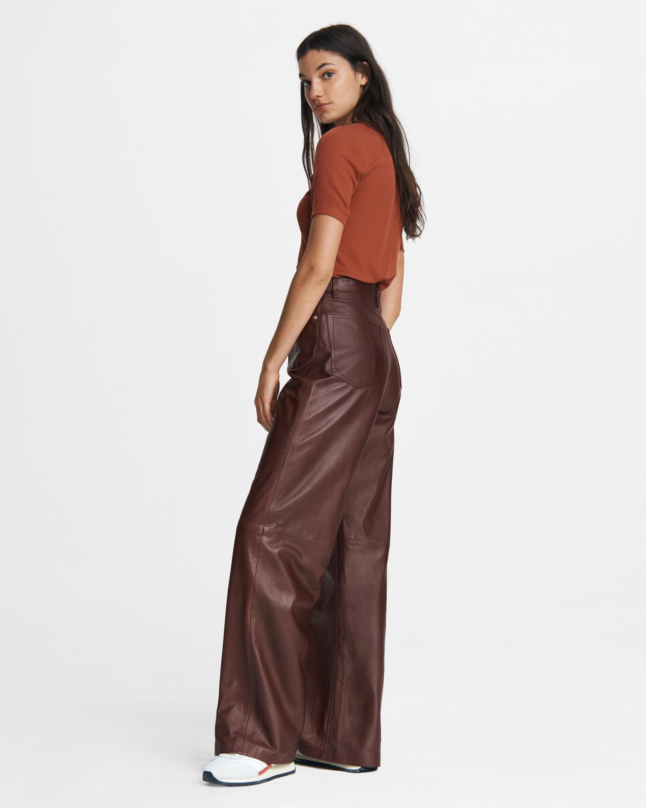 Rag and bone leather clearance pants sale