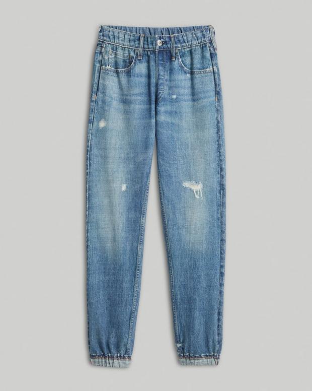 Om Klappe En god ven Miramar Jogger Sweatpants, Printed to Look like Denim Jeans