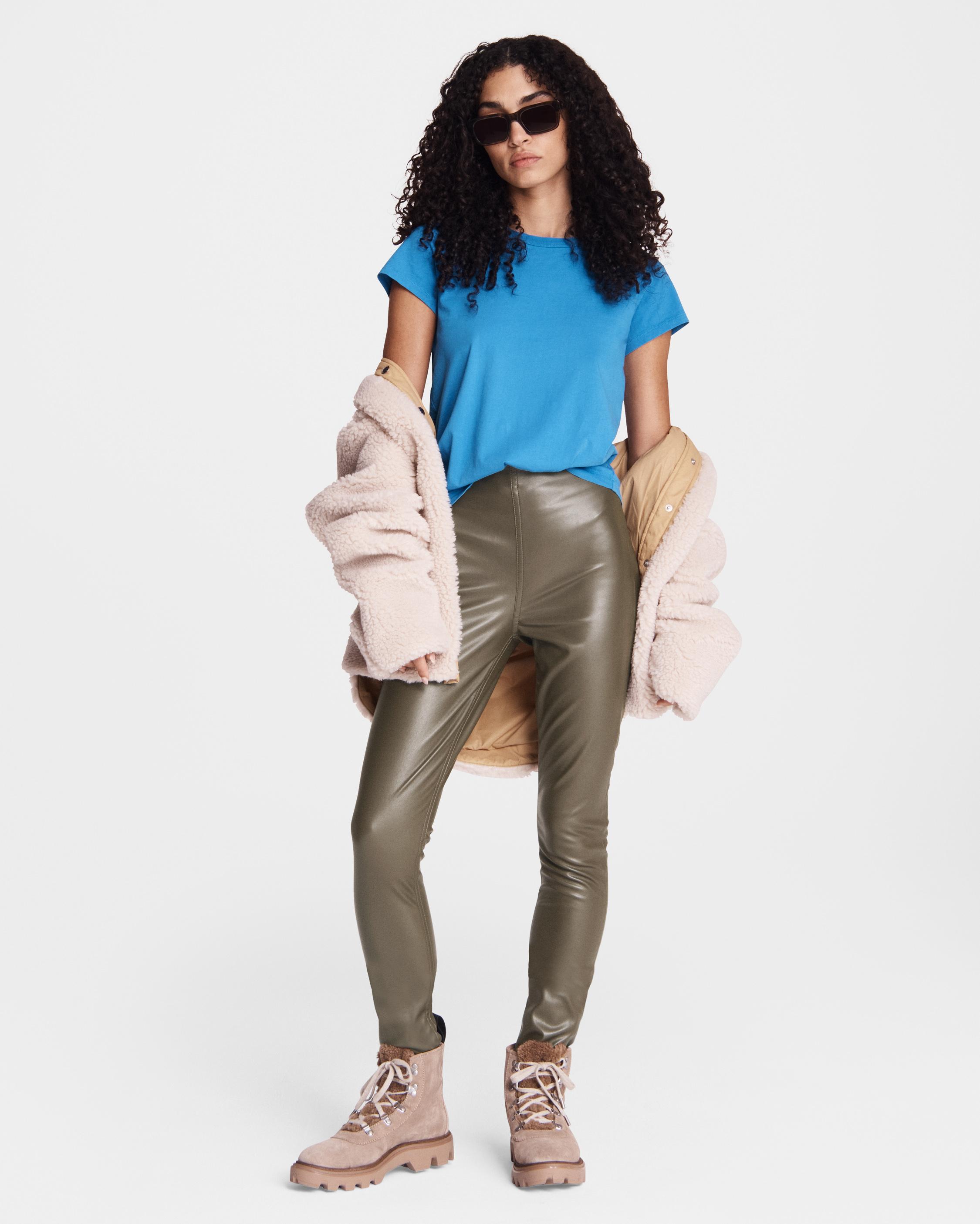 Nina Faux Leather Skinny Pant