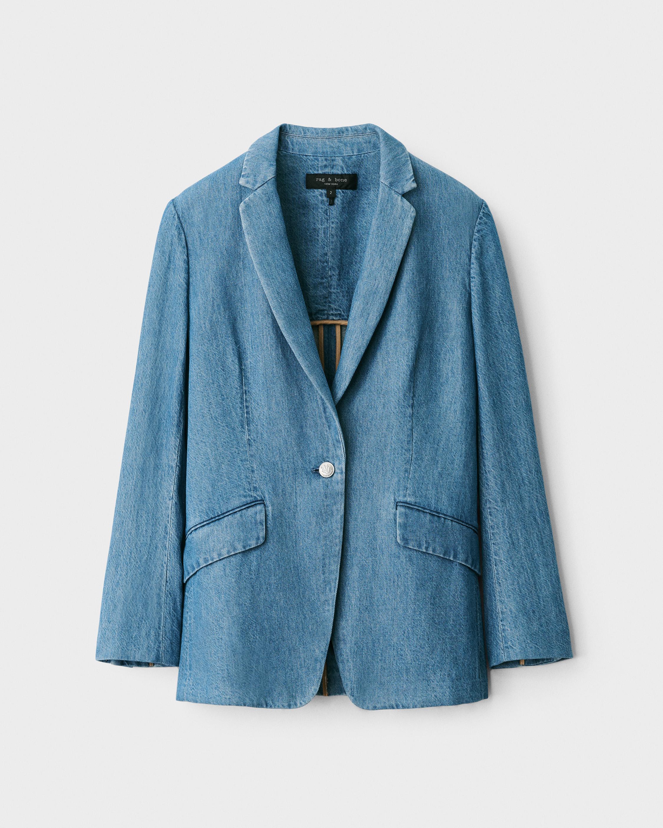 Buy the Margot Linen Blazer rag & bone