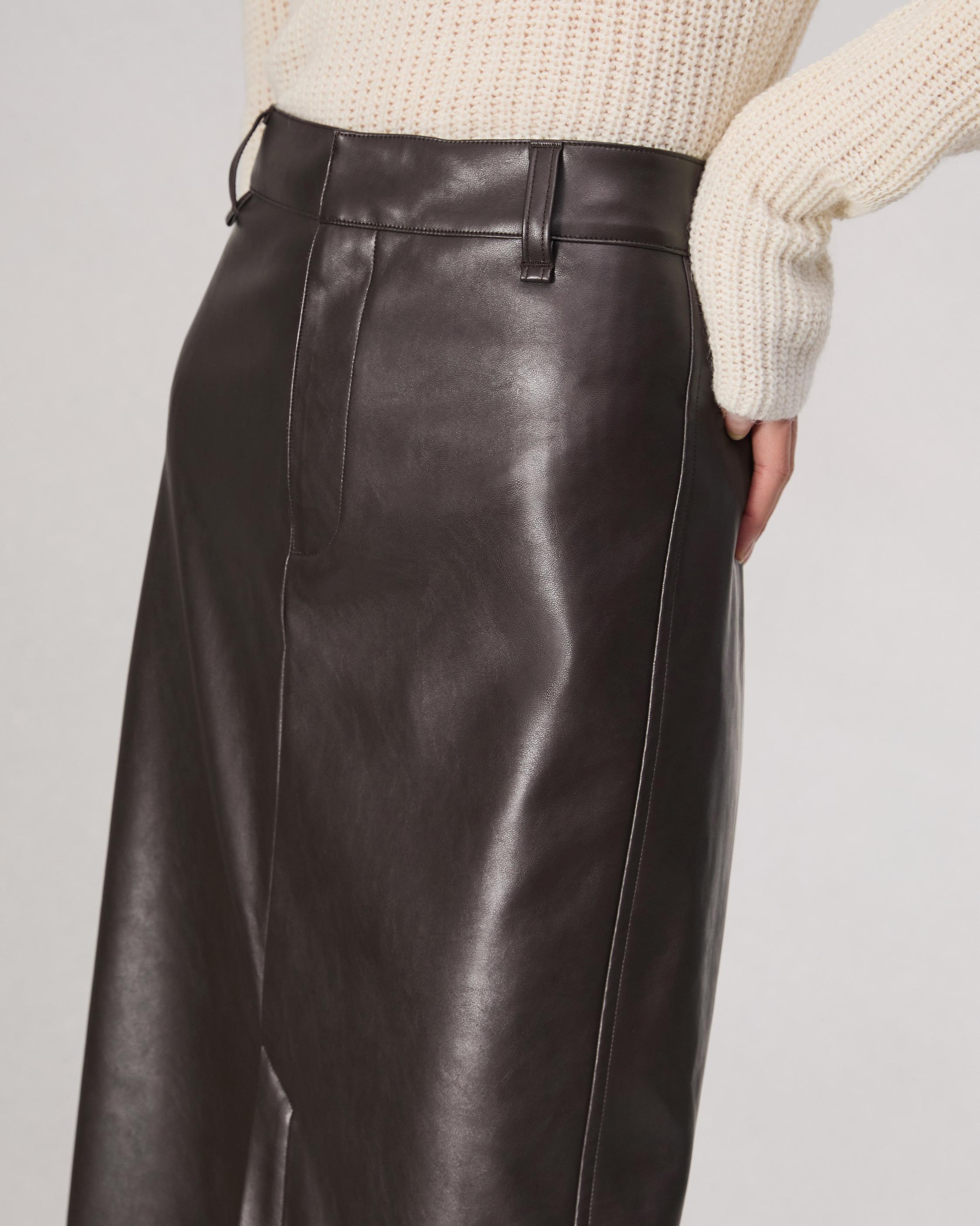 Rayne Faux Leather Skirt image number 6