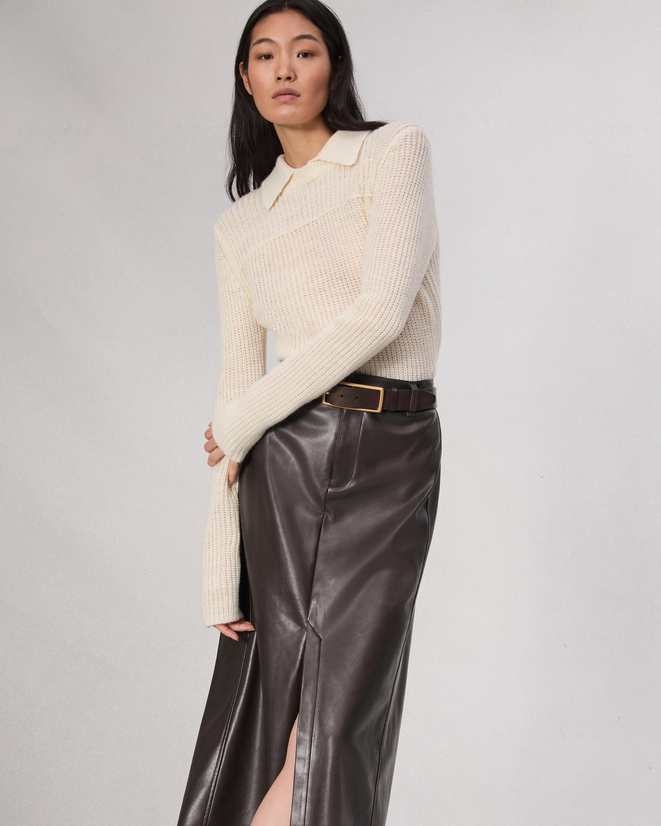 Rayne Faux Leather Skirt image number 7