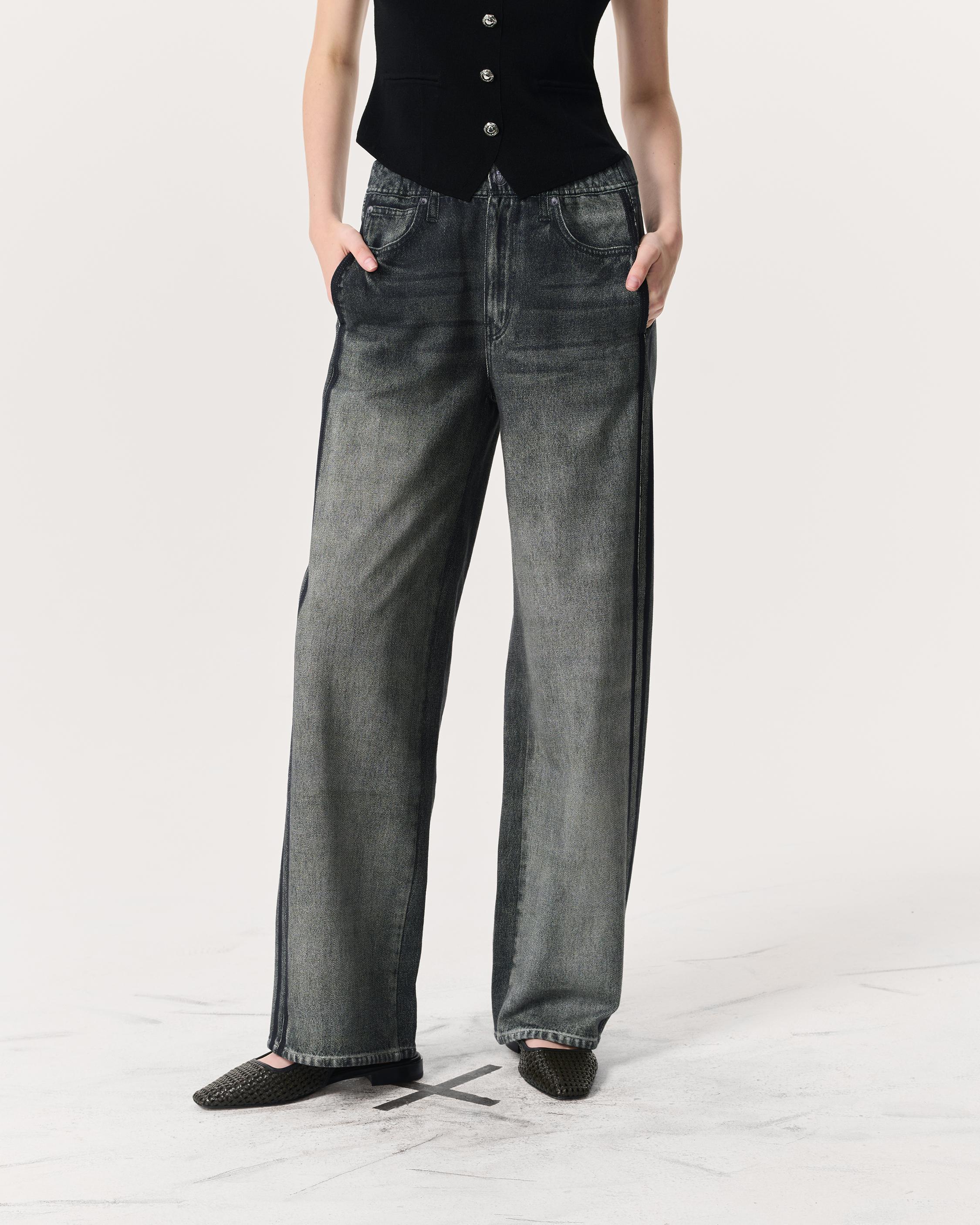 Miramar Wide-Leg Track Pants image number 3