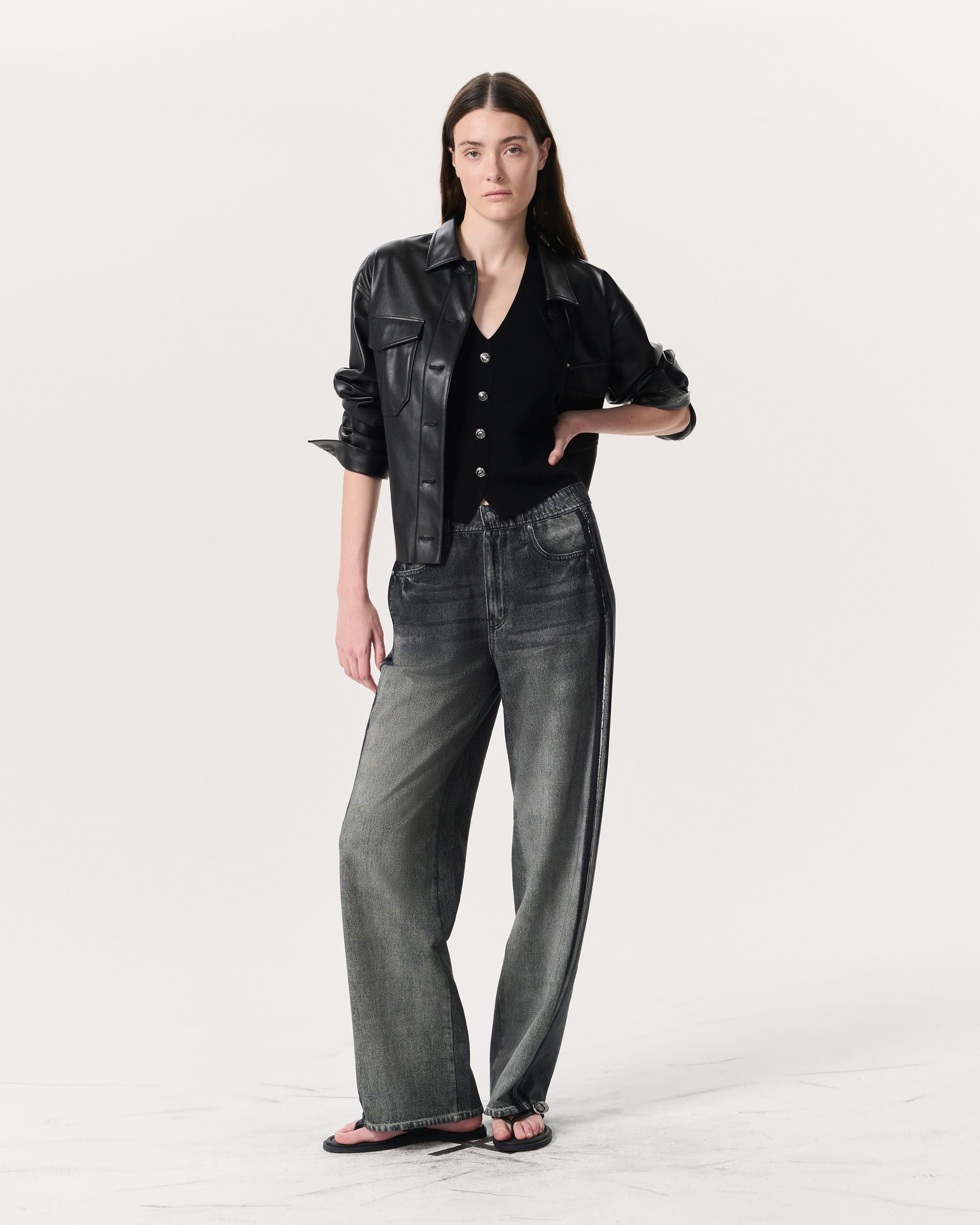 Miramar Wide-Leg Track Pants image number 6