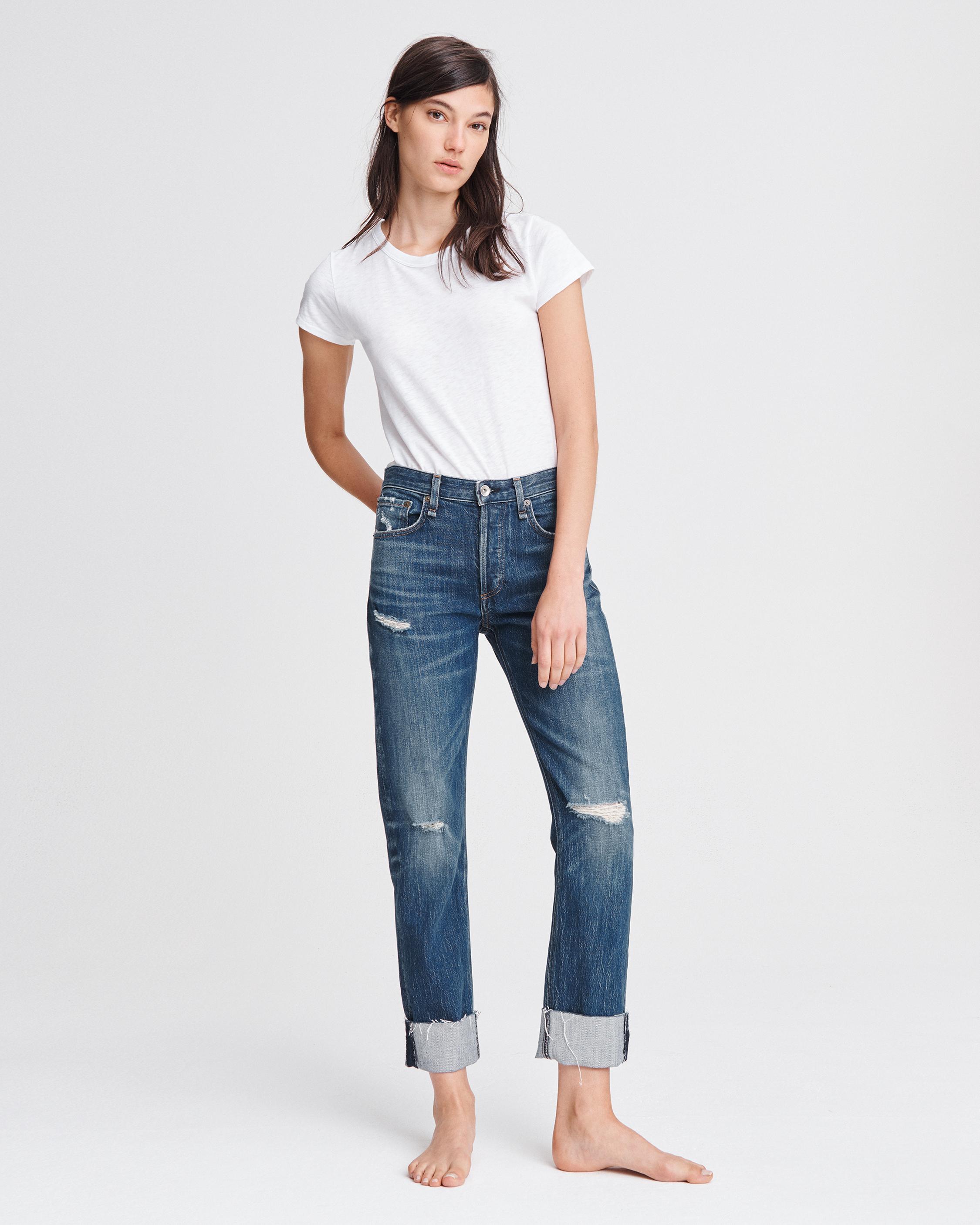 Rosa Mid-Rise Boyfriend Jean in Wyatt | rag & bone