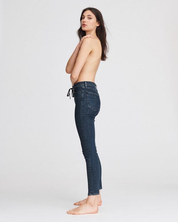 NINA HIGH-RISE ANKLE SKINNY WITH LACE UP image number 3