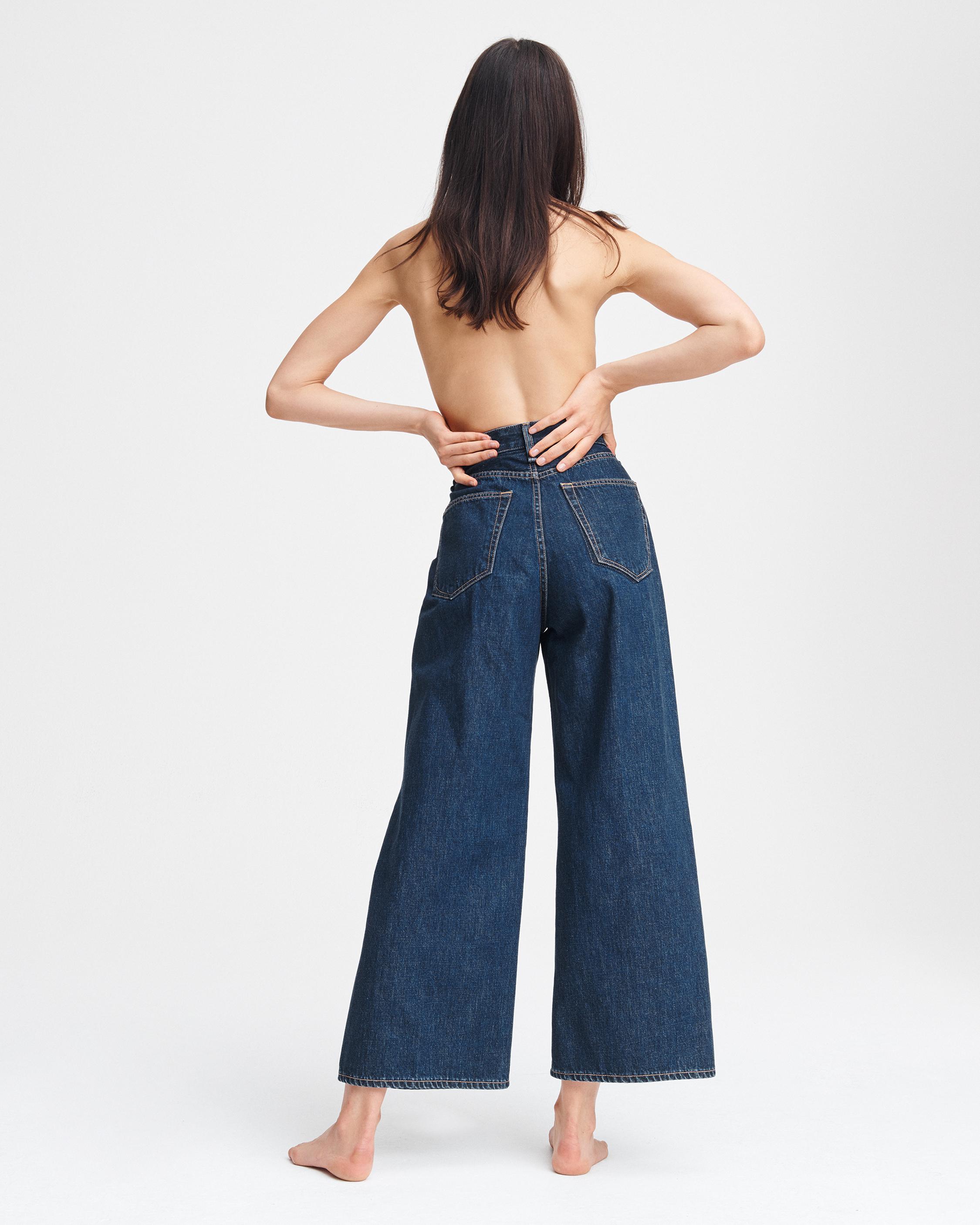 Ruth Super High-Rise Wide Leg Jean in Cote D'Azur | rag & bone