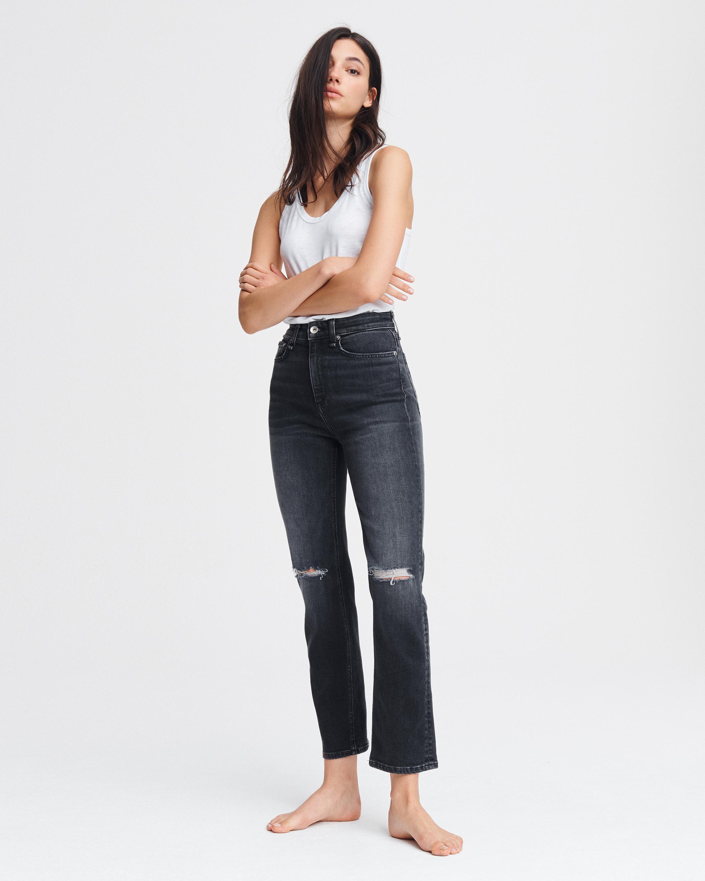 Rag and bone store cigarette jeans review