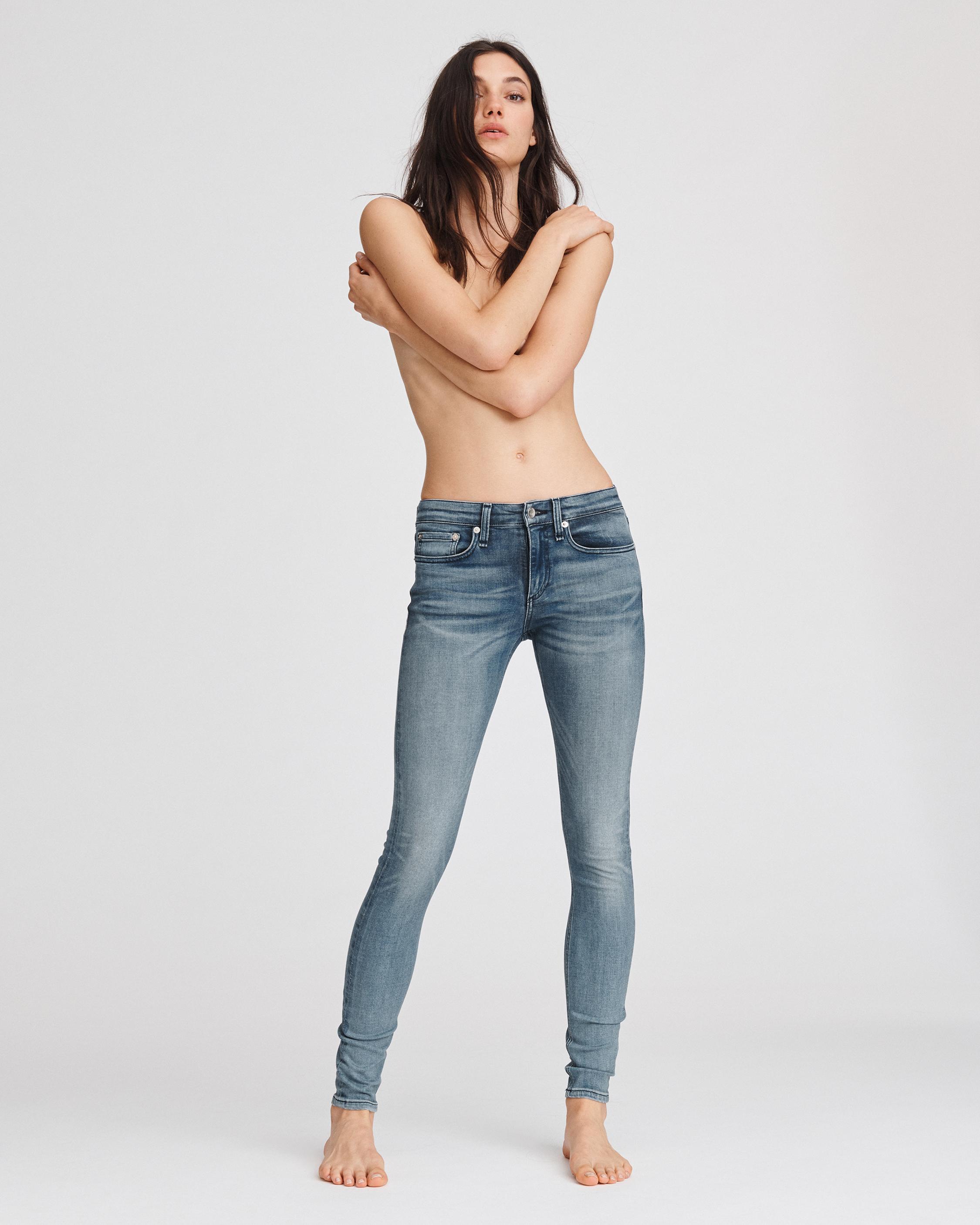 Rag and bone low rise hot sale skinny jeans