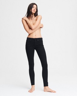 Cate Mid-Rise Skinny - No Fade Black image number 2