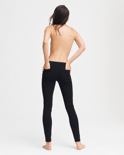 Cate Mid-Rise Skinny - No Fade Black image number 4