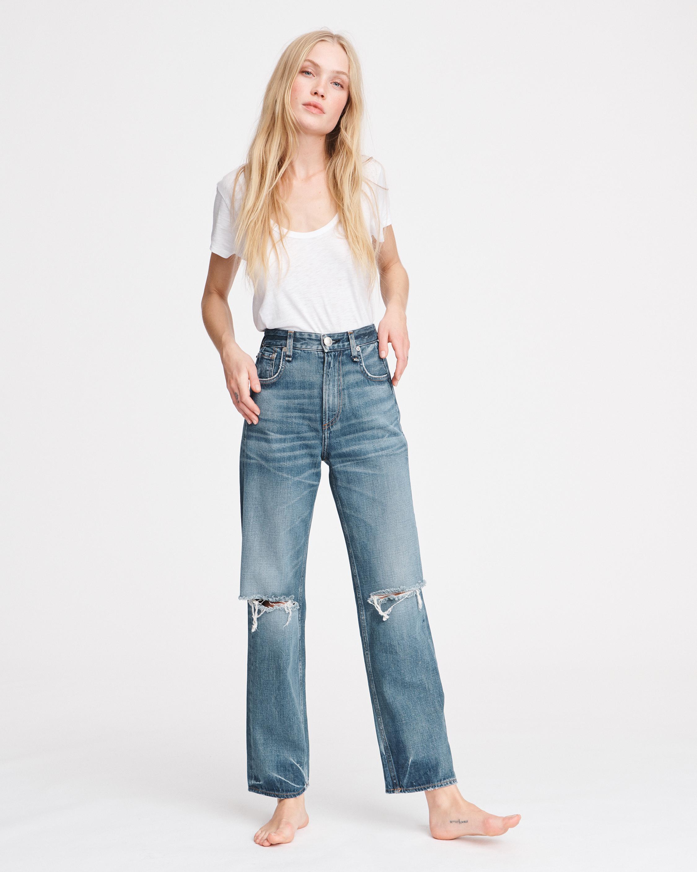 Super High-Rise Custom Jean in Finn