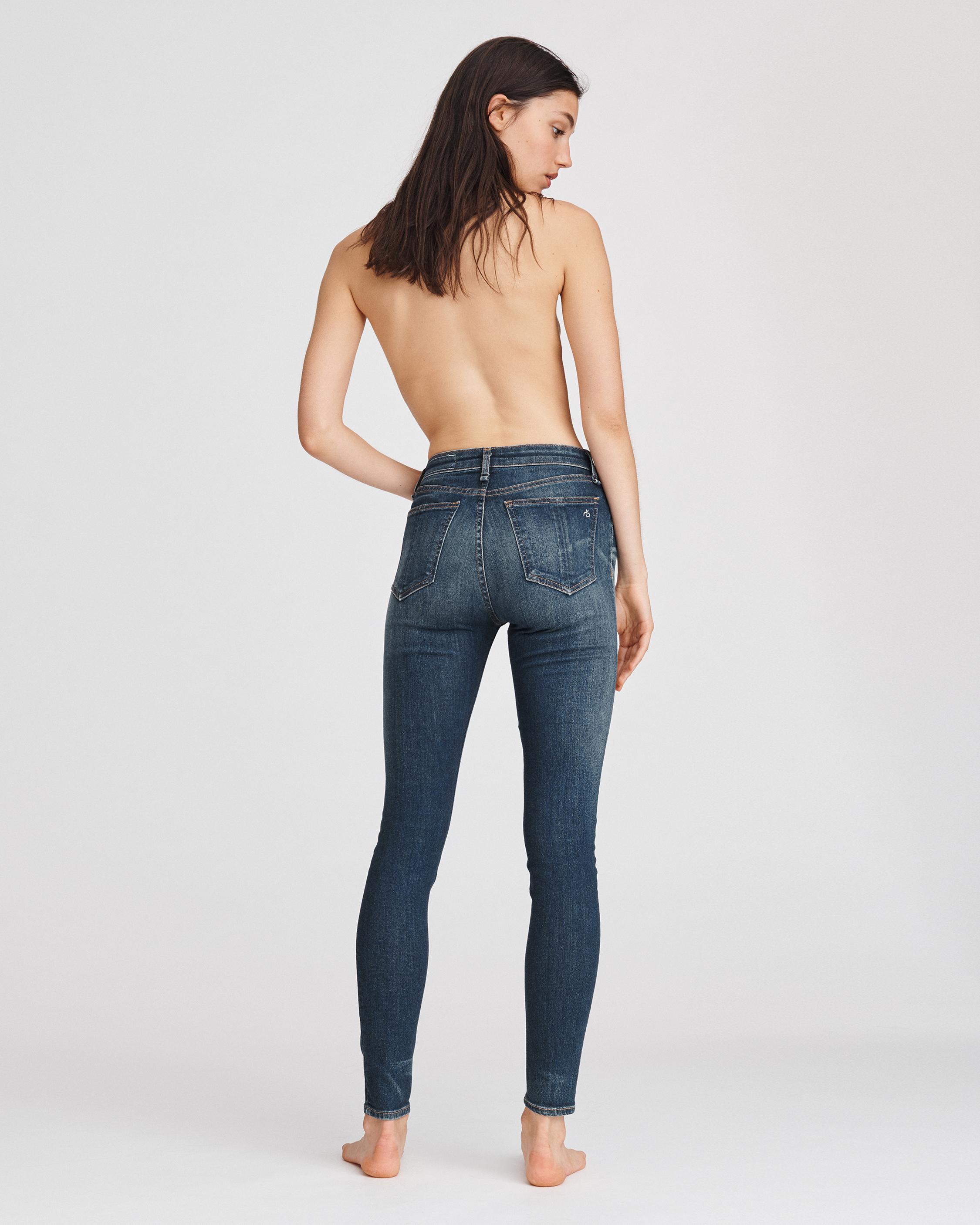 Nina High-Rise Ankle Skinny Jeans in Irving | rag & bone