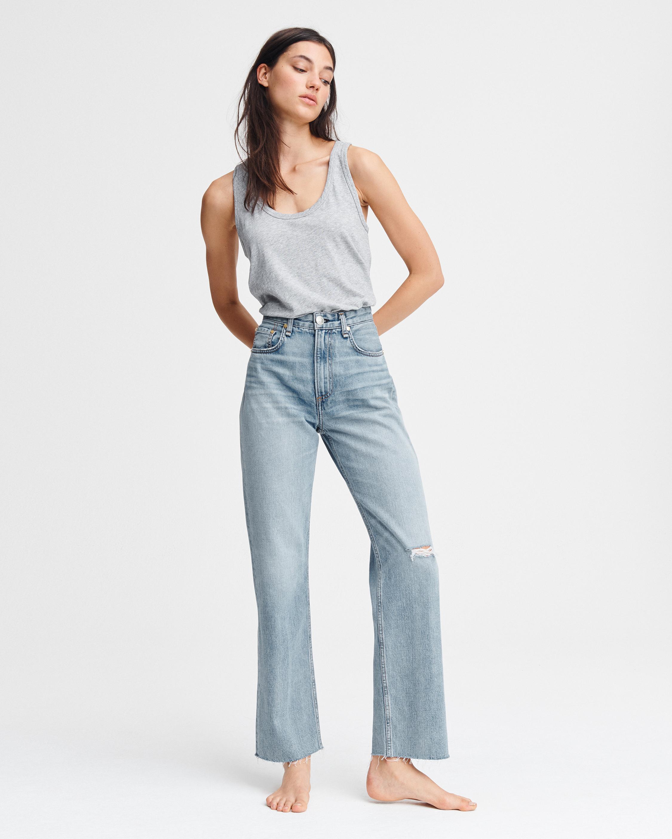 Ruth Super High-Rise Straight Jeans in Melanie