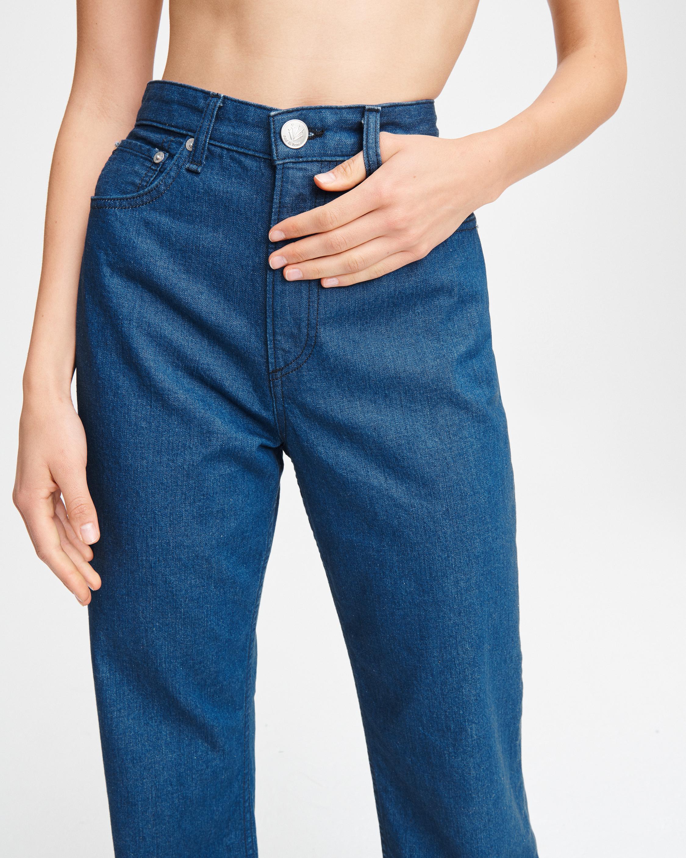 Dr Monogram No.6 High Waist Straight Denim – Dé Rococo