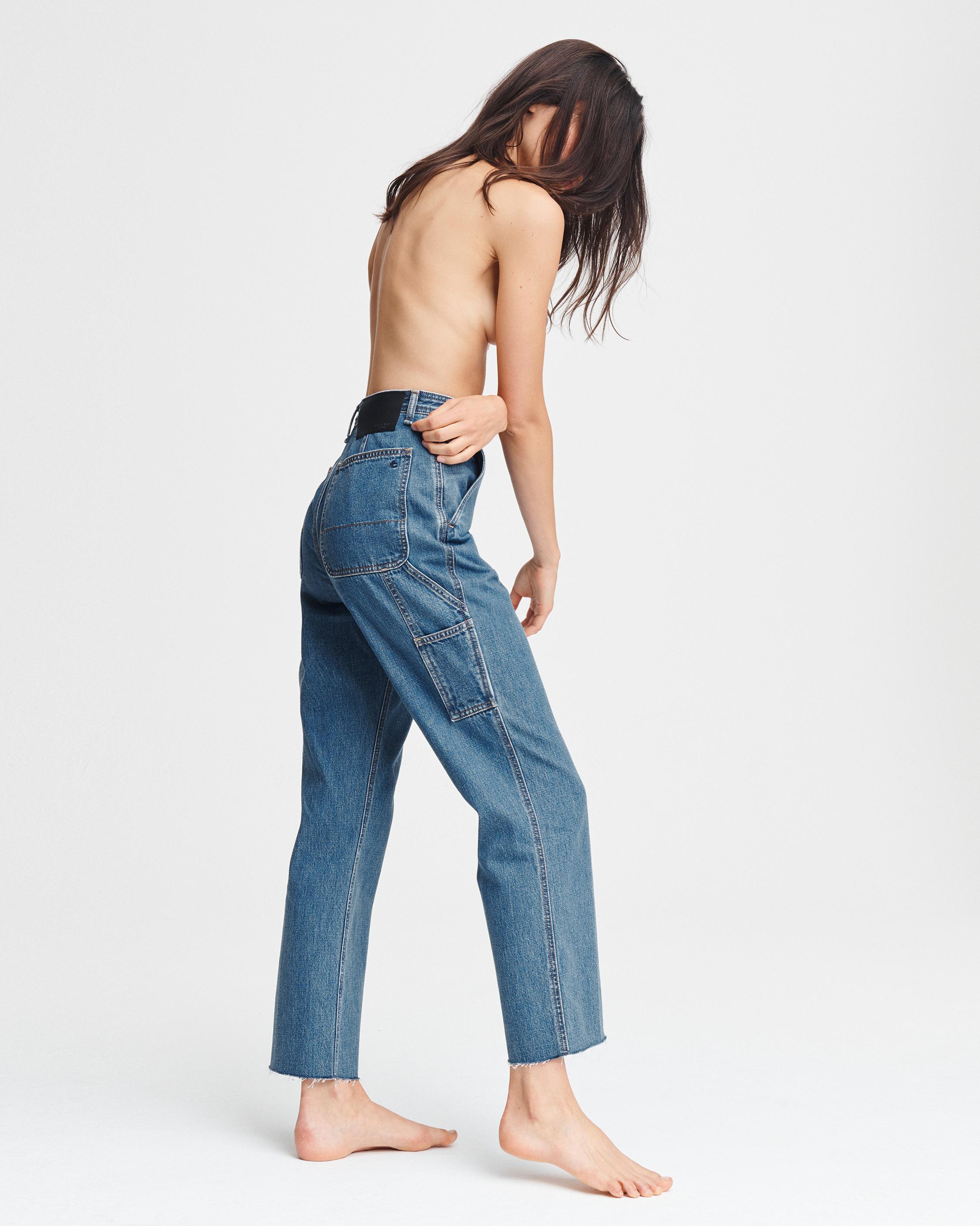 Ruth Super High-Rise Straight Jeans in Melanie