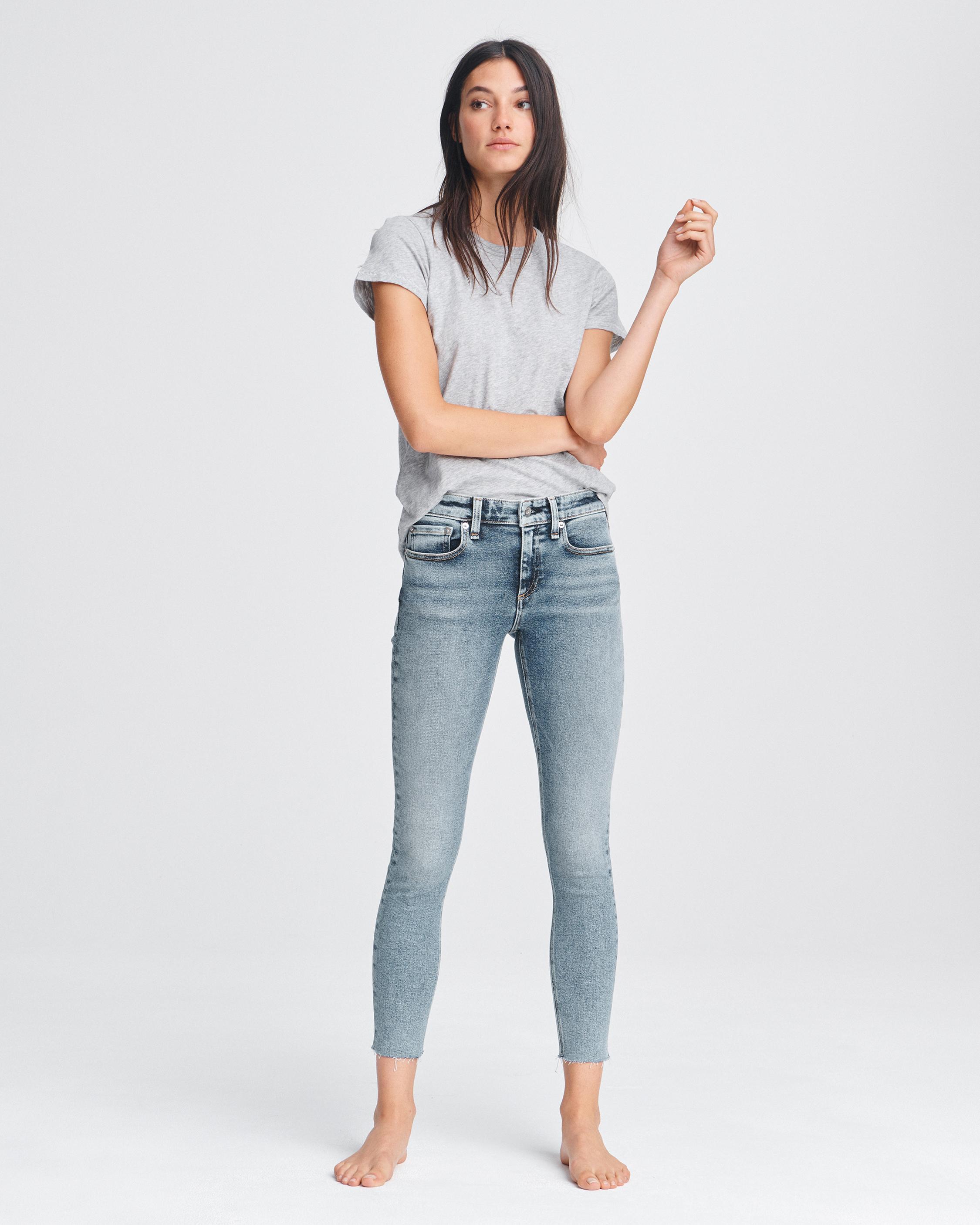 Ruth Super High-Rise Straight Leg Jeans in Bay Water