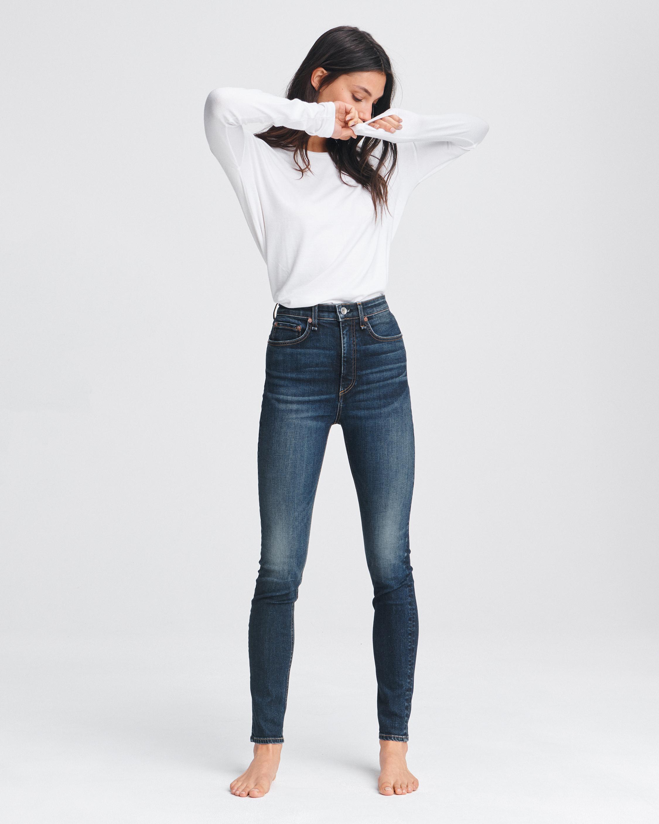 High-Rise Skinny Super-Stretch Jean