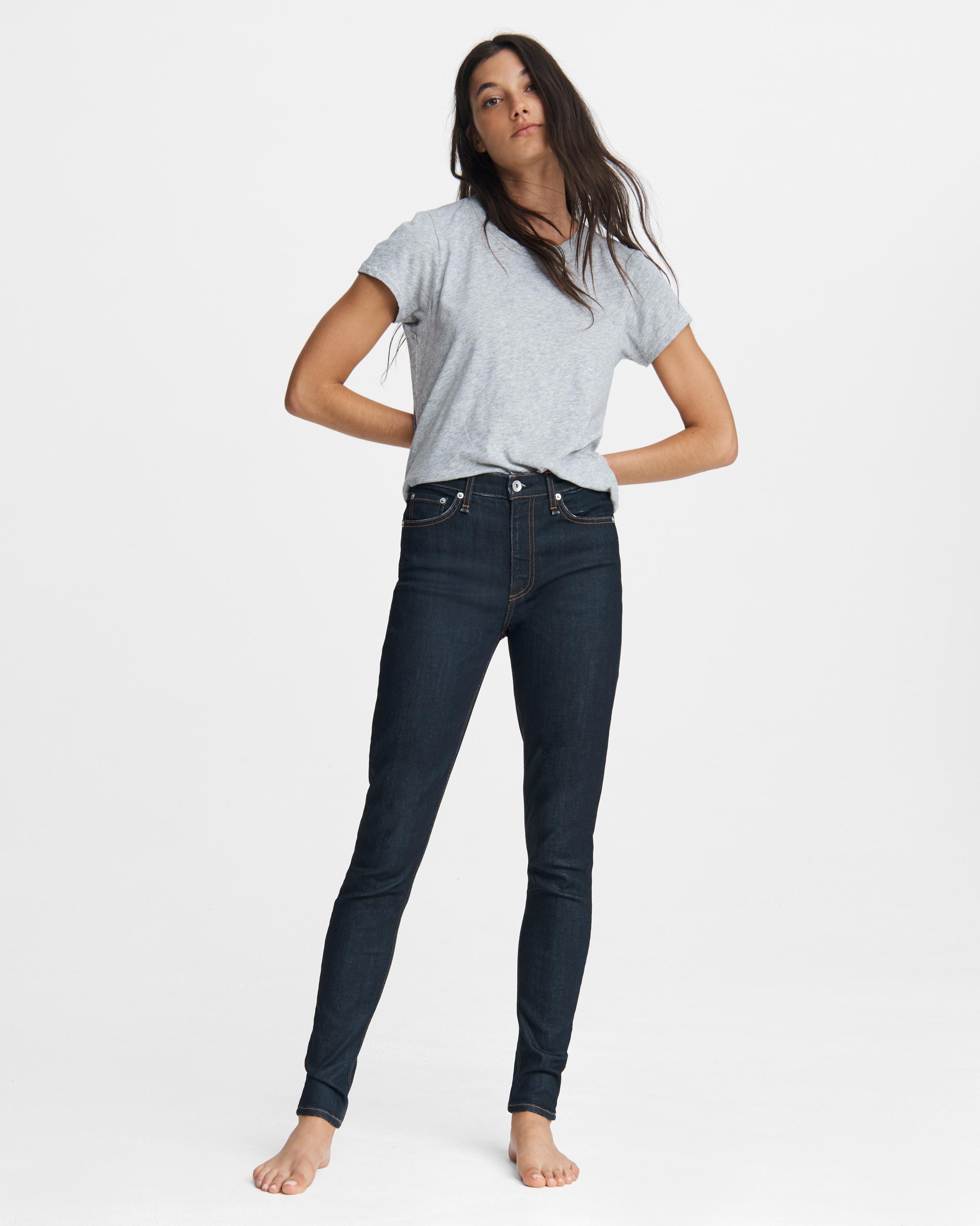 Rag and bone high rise hot sale skinny jean