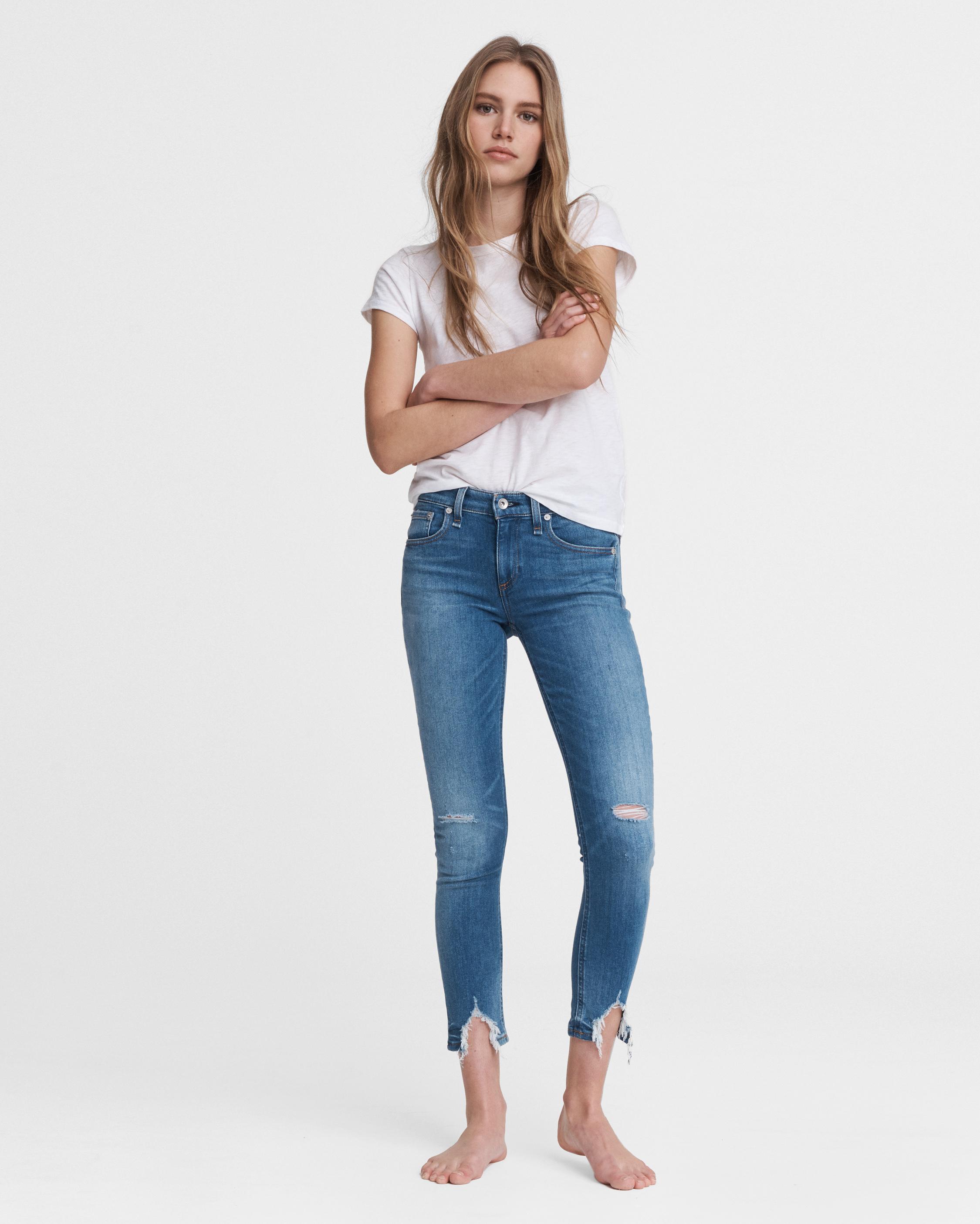 Rag & bone store distressed skinny jeans