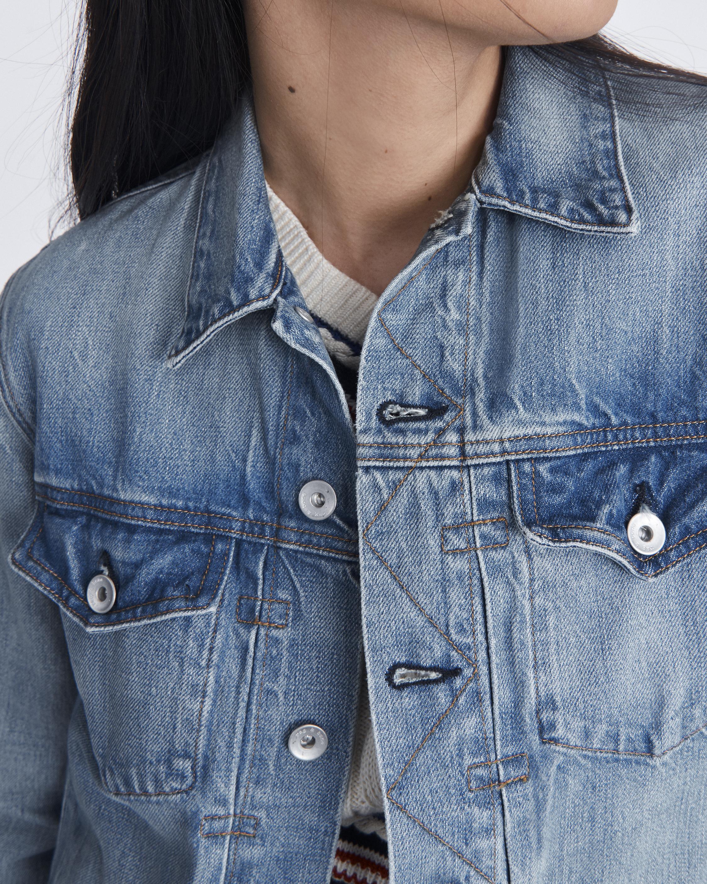 Denim Trucker Jacket - Women's — The Lagunitas Schwag Shop