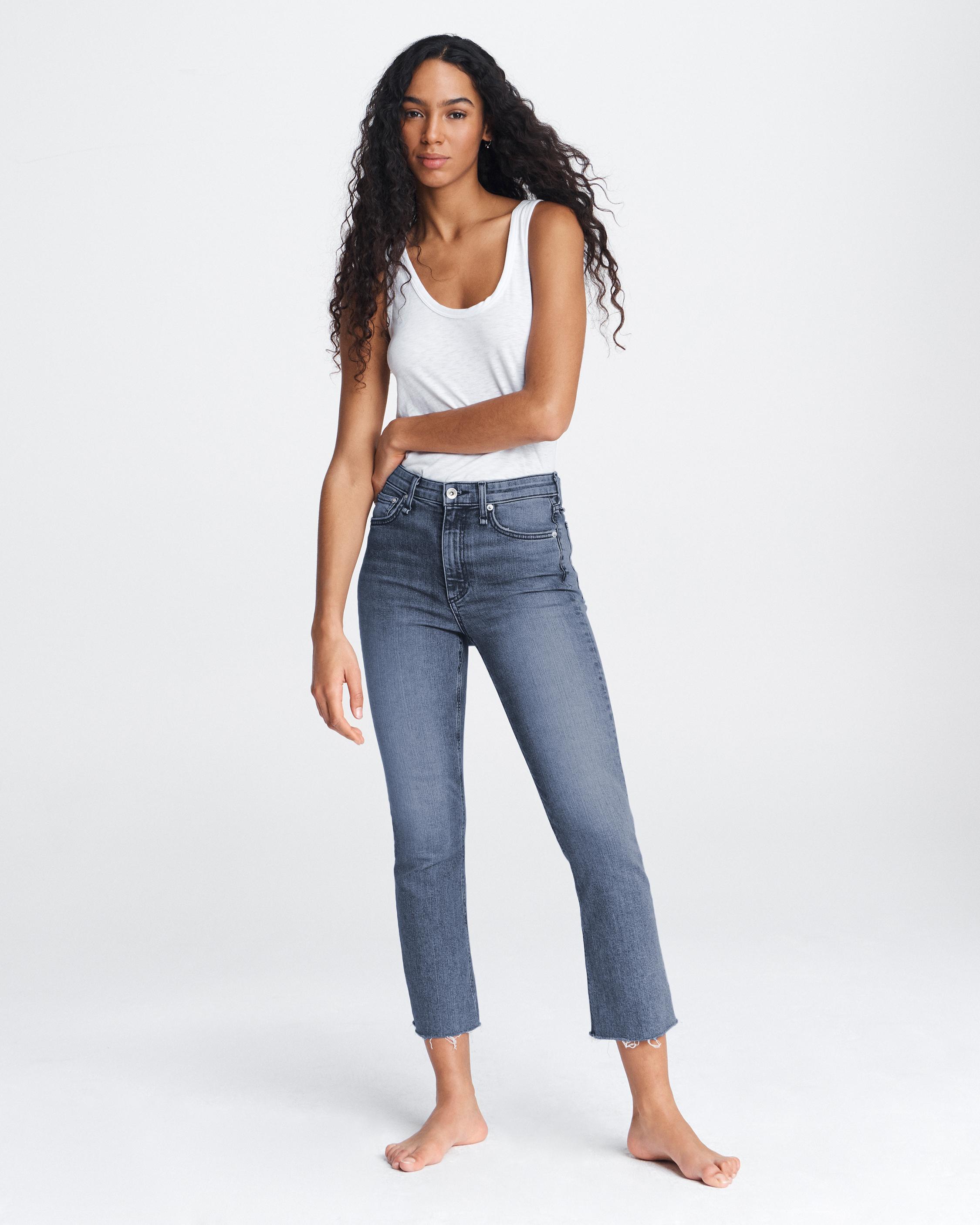 Rag and bone on sale cropped flare jeans