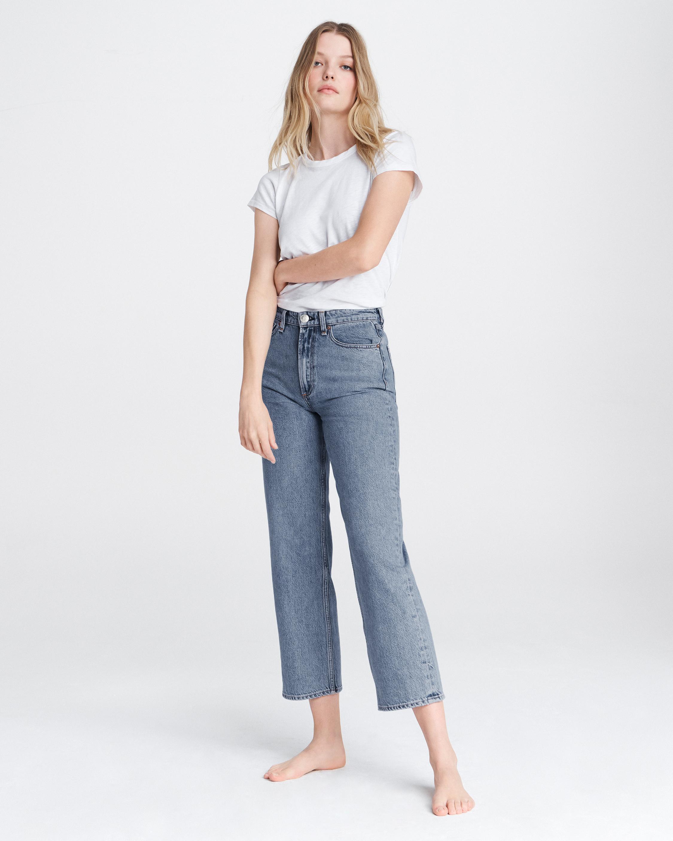 Ruth Super High-Rise Straight Jeans in Misha