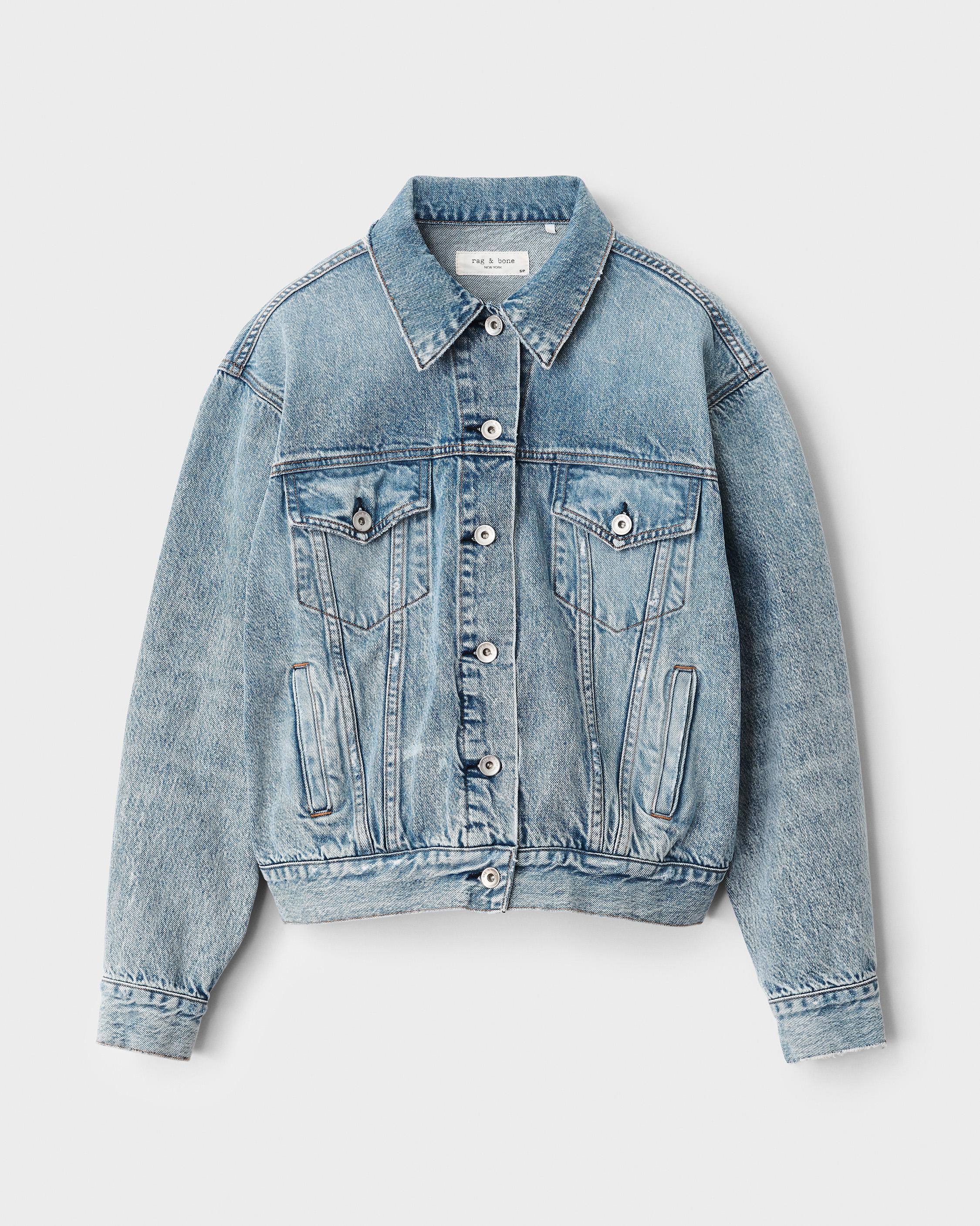 Oversized Denim Jacket - Calypso | rag & bone