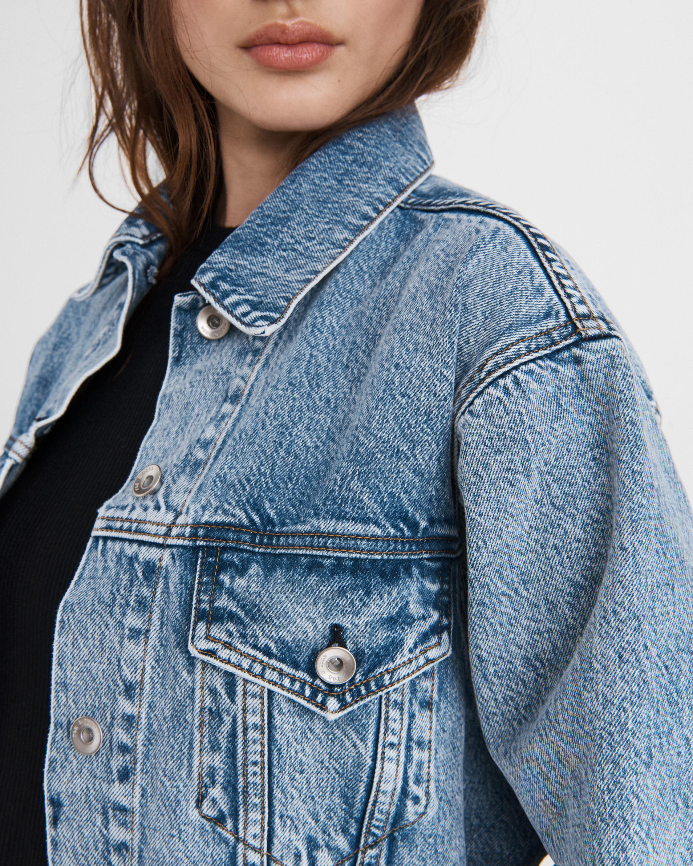 Oversized Denim Jacket - Calypso | rag & bone