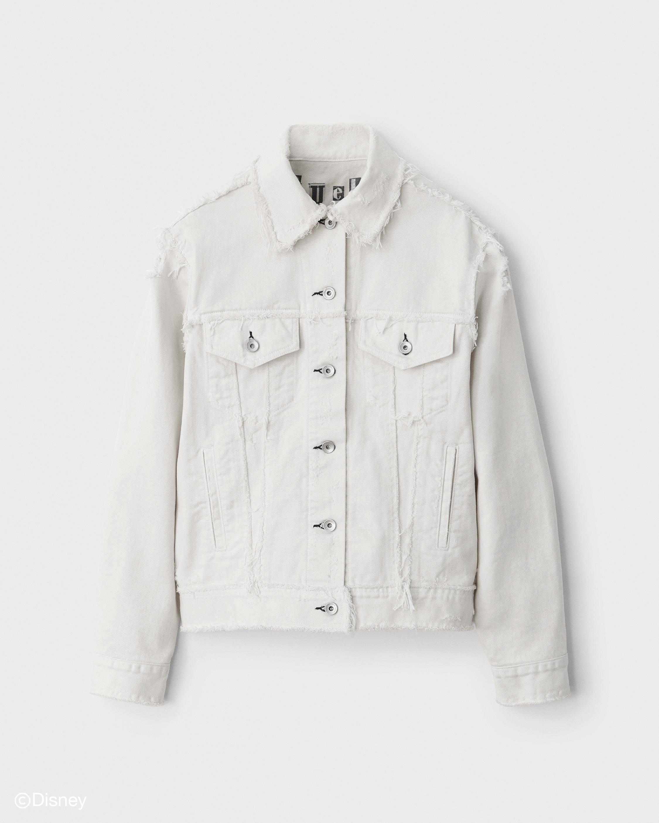 Cruella Denim Jacket - White W/ Holes | rag & bone