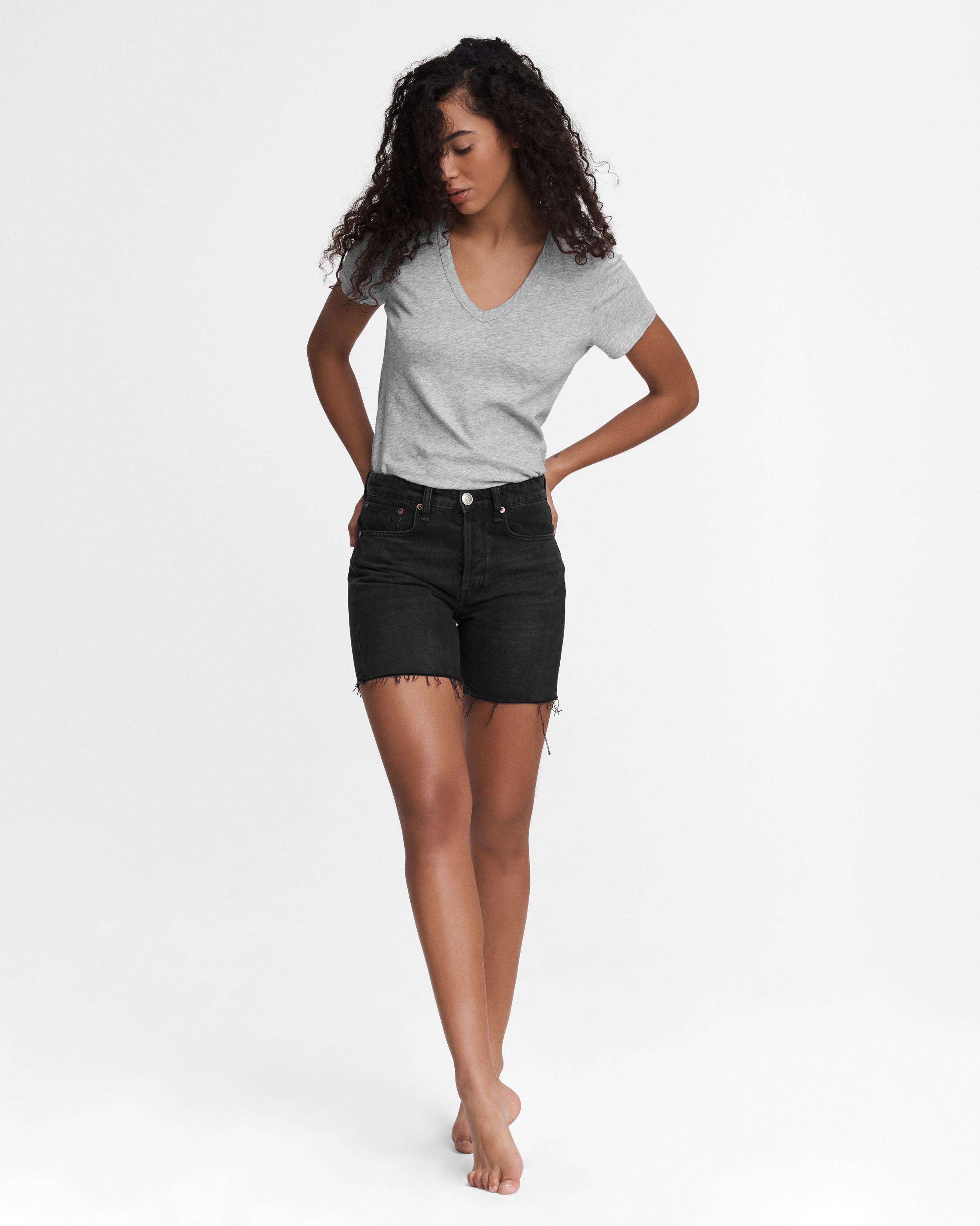 Maya High-Rise Midi Short - Highland | rag & bone