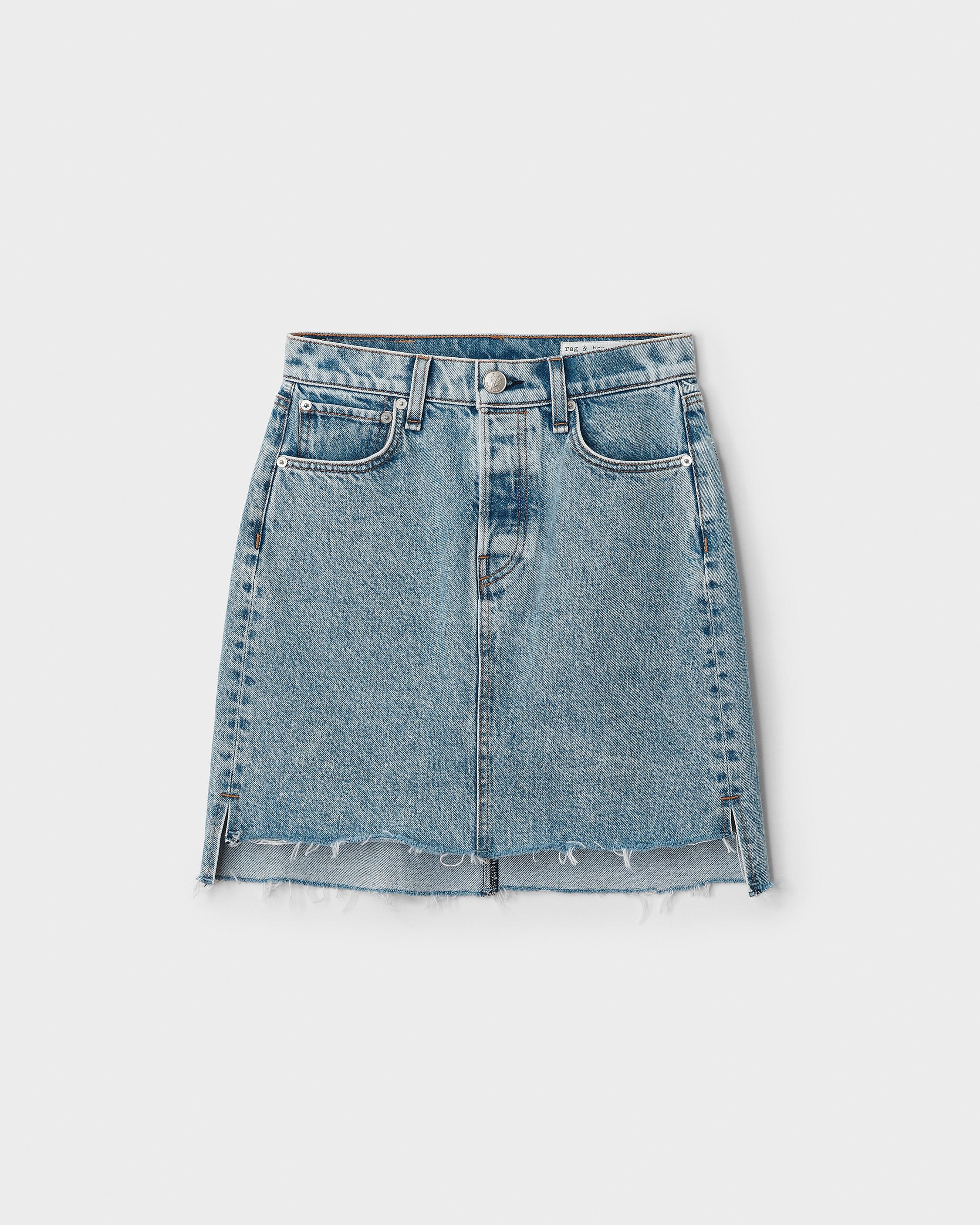 High-Rise Mini Skirt - Calypso | rag & bone