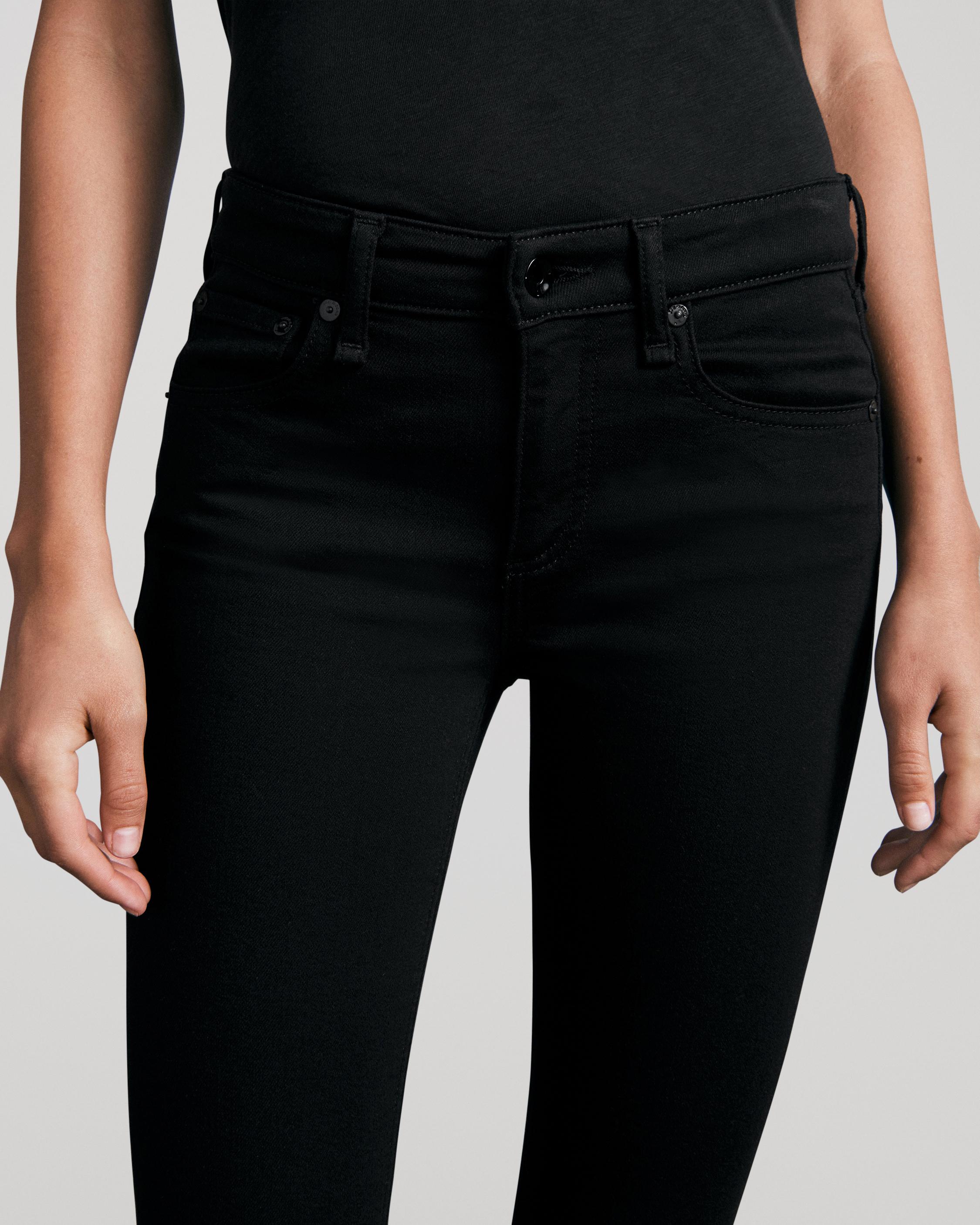 Chanel 2021 Skinny Leg Jeans - Black, 10.25 Rise Jeans, Clothing