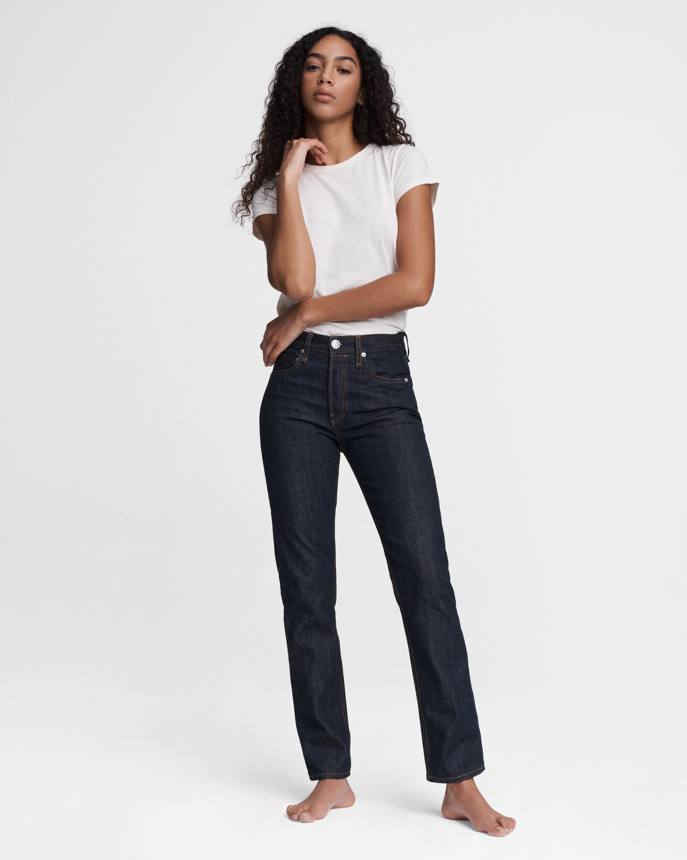 Maya High-Rise Slim - Resin Rinse - Resin Rinse | rag & bone