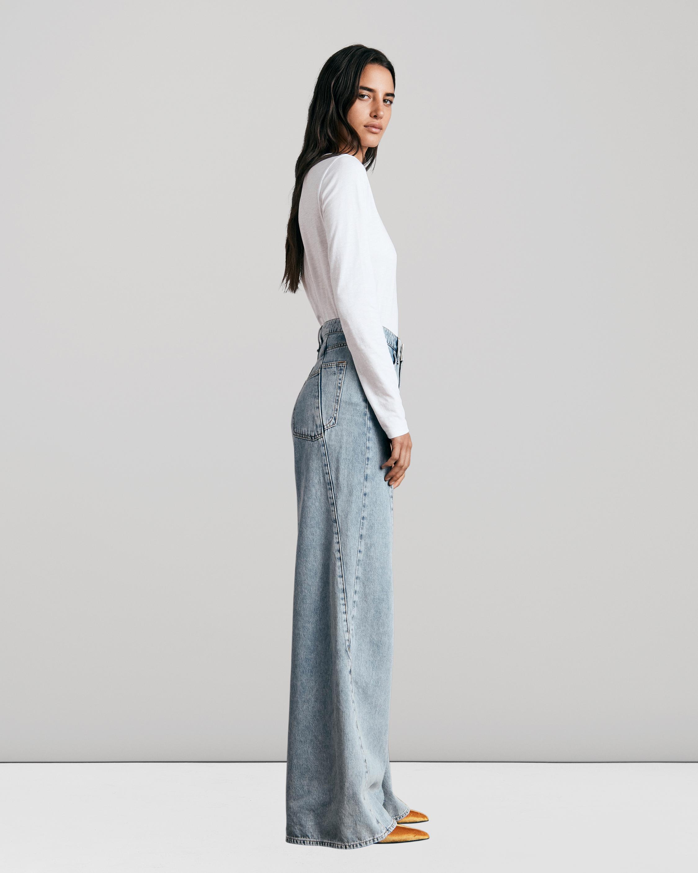 Sofie Splice Wide-Leg Jean image number 4
