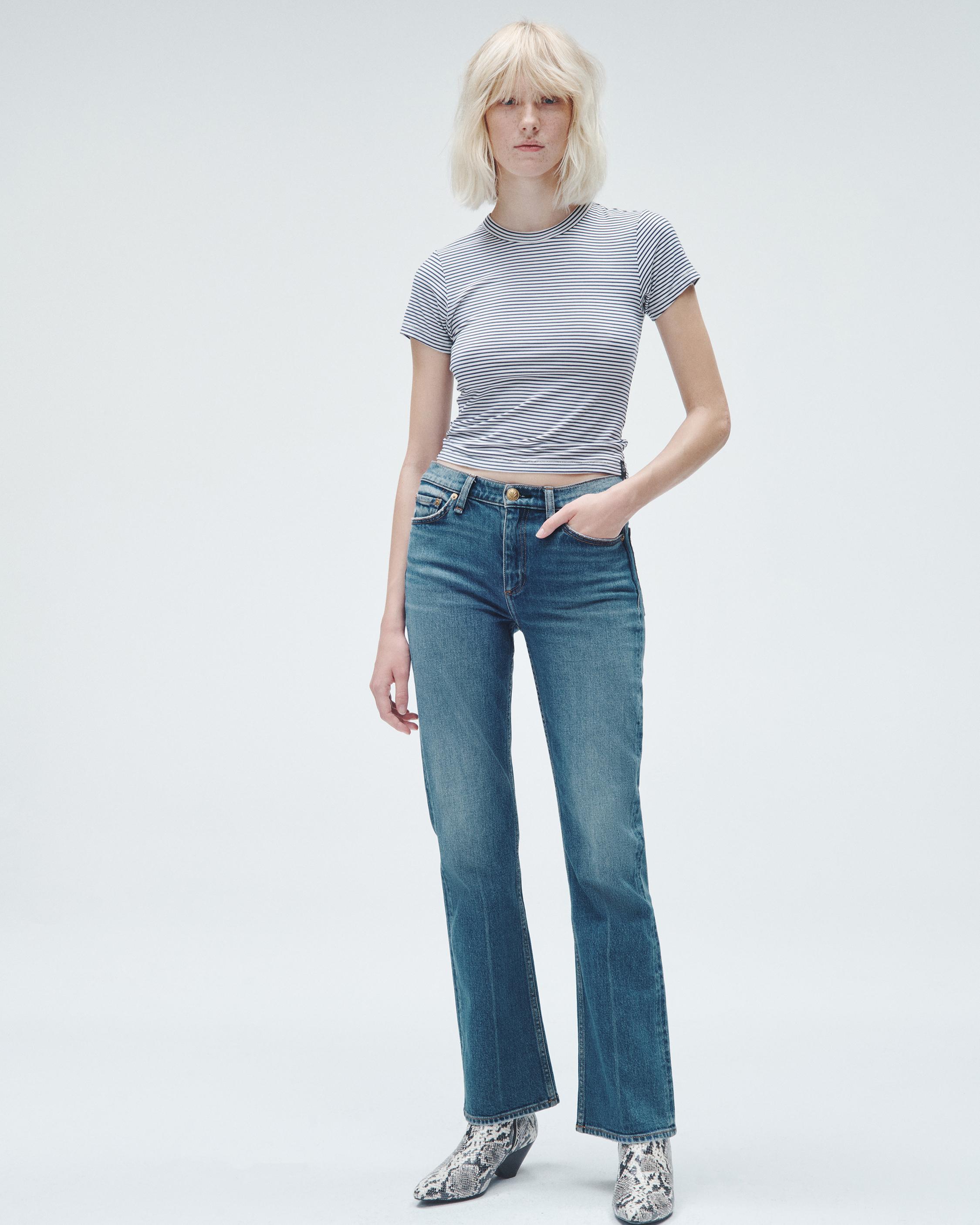 Peyton Bootcut - Huntley: Mid-Rise Vintage Stretch Jean