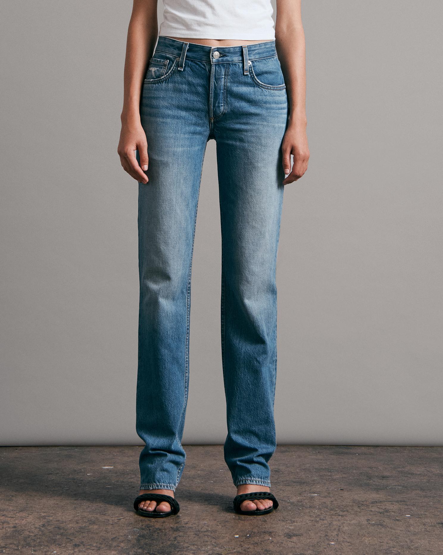 Buy the Piper Low-Rise Straight - Hermosa | rag & bone