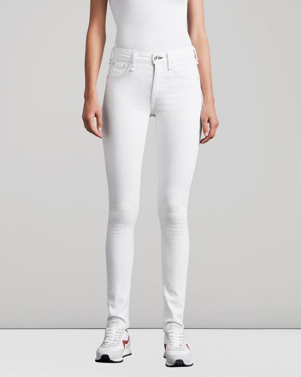 Cate Mid-Rise Skinny - White image number 2