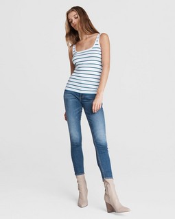 Cate Mid-Rise Ankle Skinny - Clover image number 1