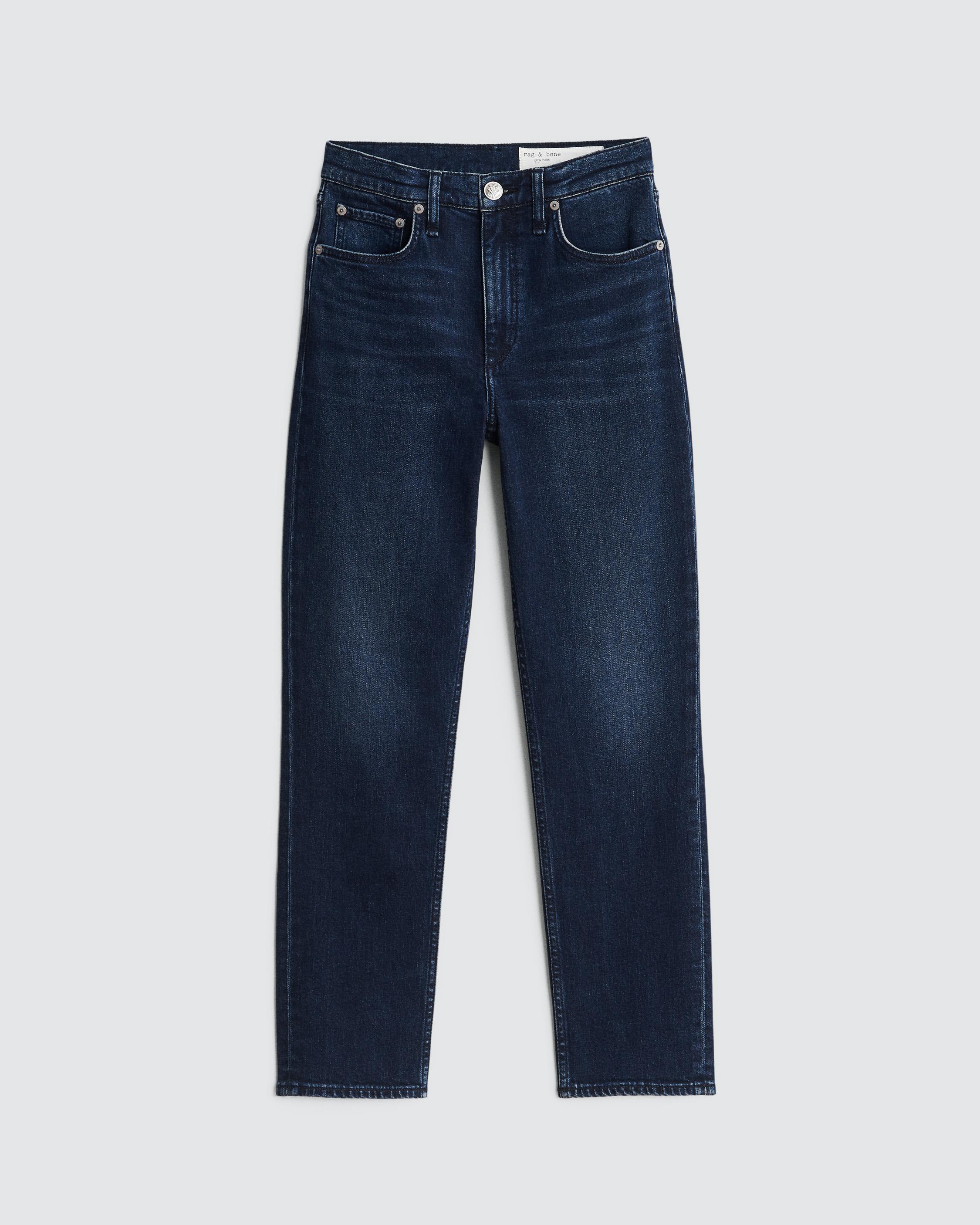 rag & bone Women's Wren Slim Jeans, Ella, Blue, 23 at  Women's Jeans  store