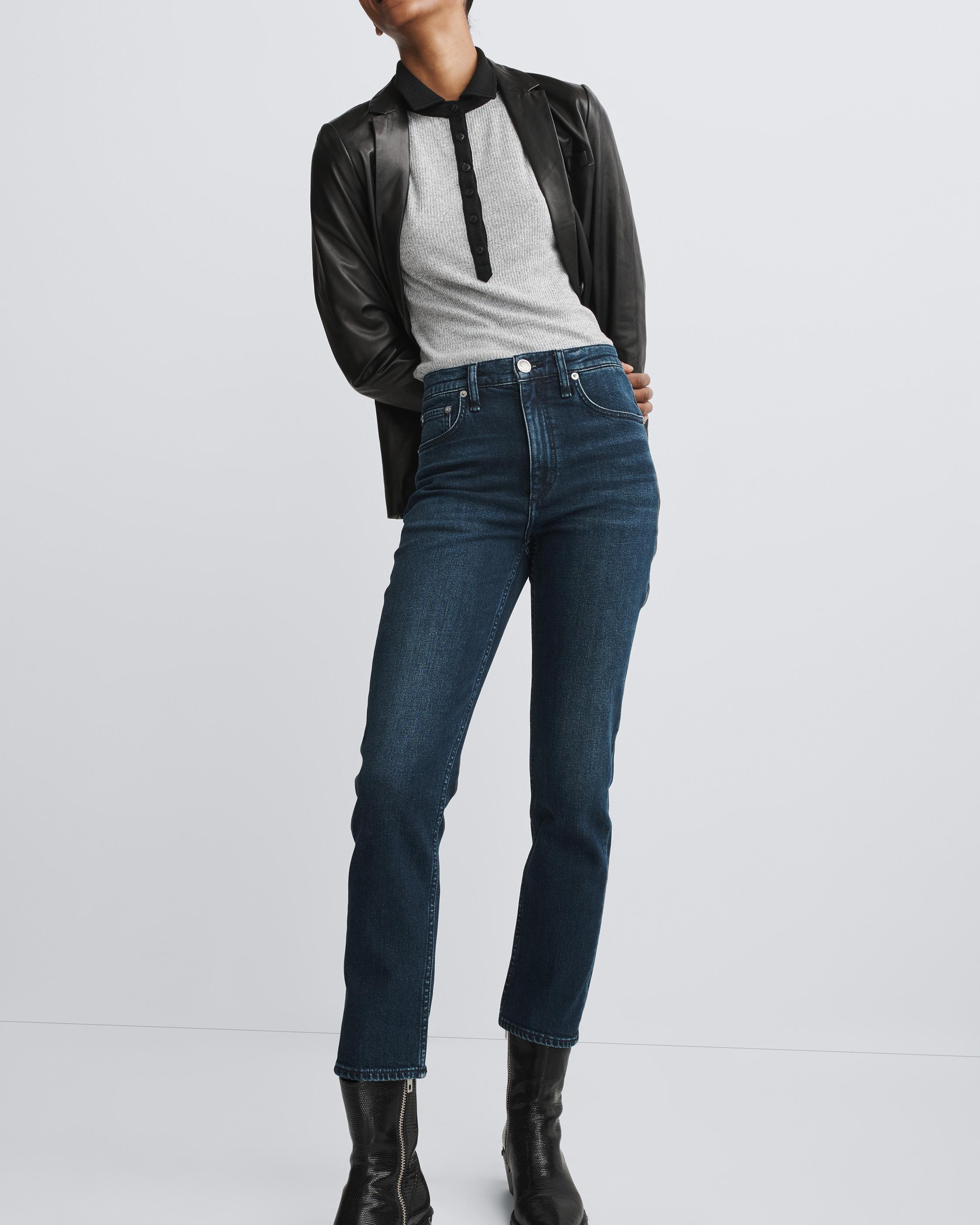 Ella Straight Ultra High Rise Vintage 32 Jeans | Droplet