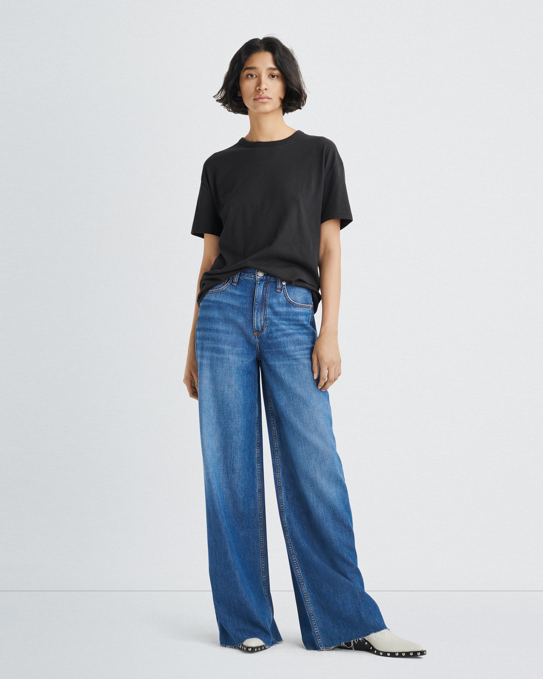 Featherweight Sofie Wide Leg - Otto: High-Rise Jean