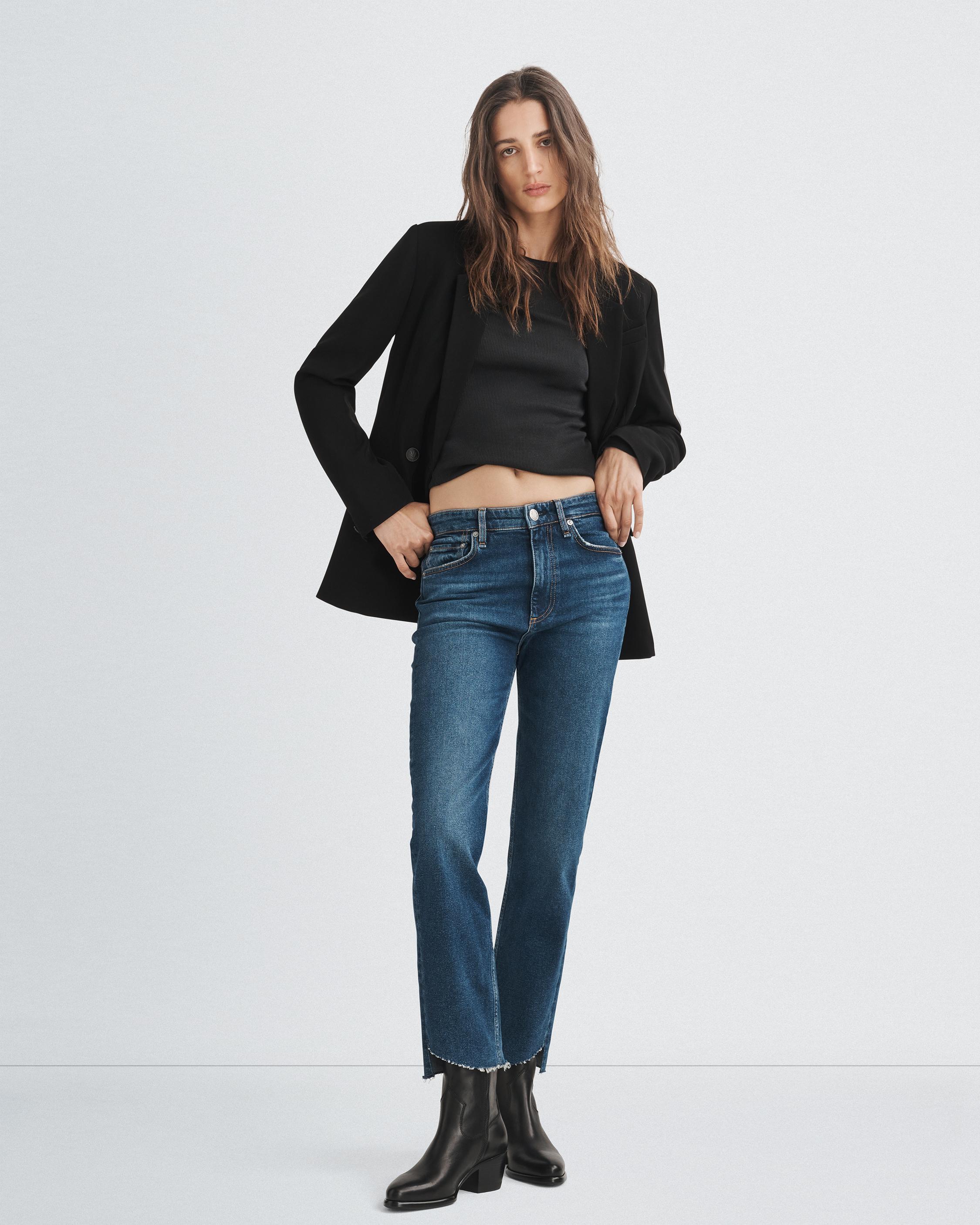 RAG & BONE Rachel high-rise tapered jeans