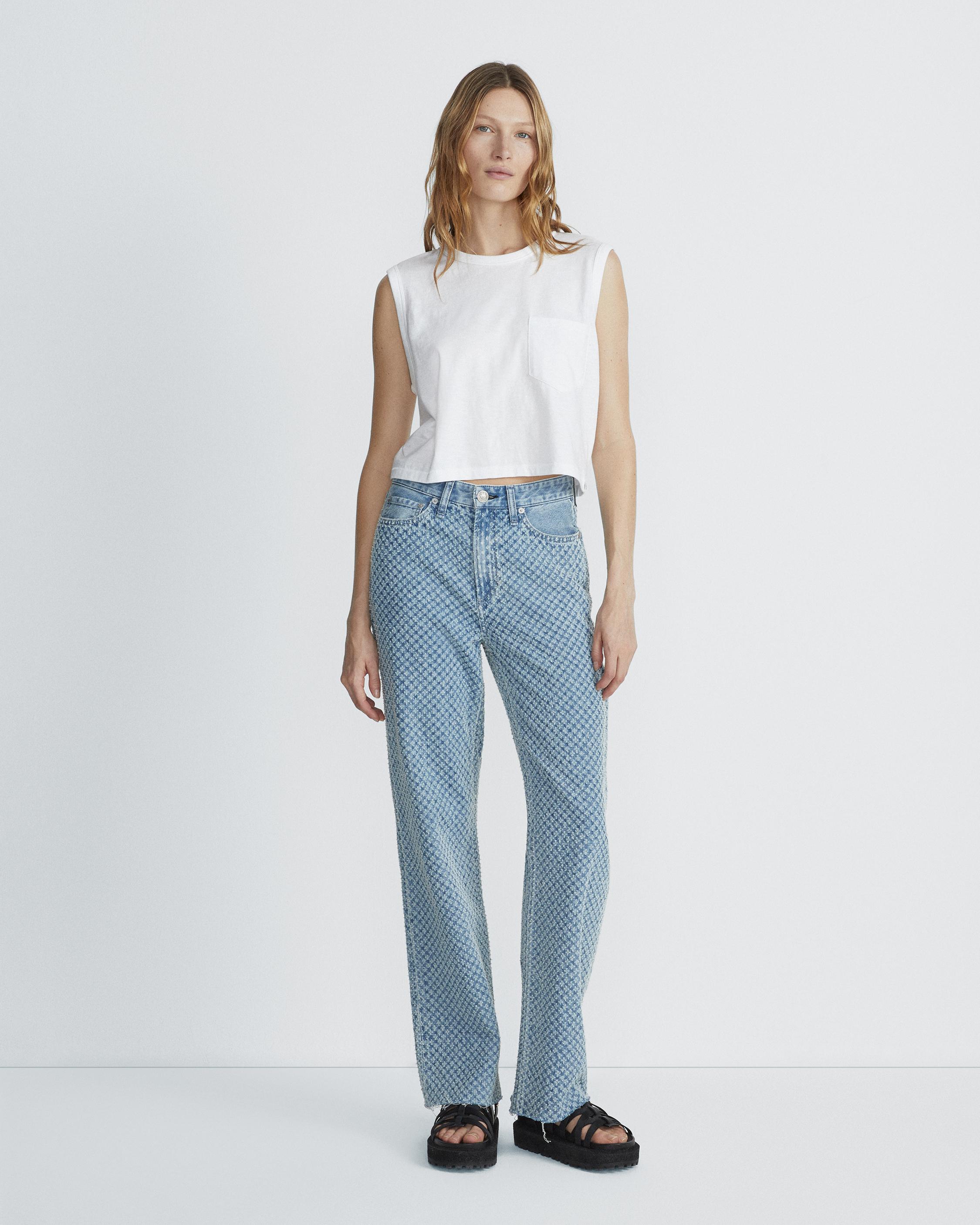 Rigid Wide Leg  - Made In USA Model Indigo