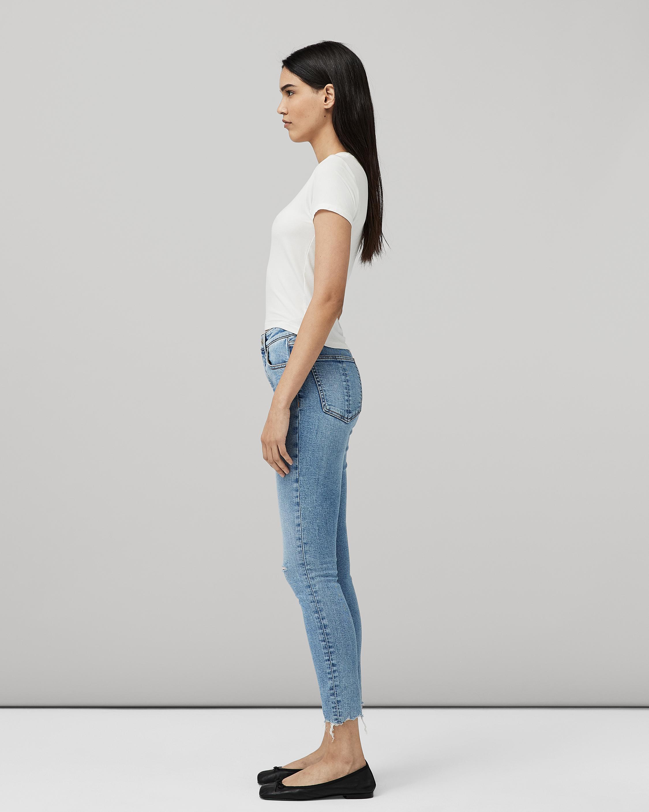 Nina High-Rise Ankle Skinny Jean in Colville